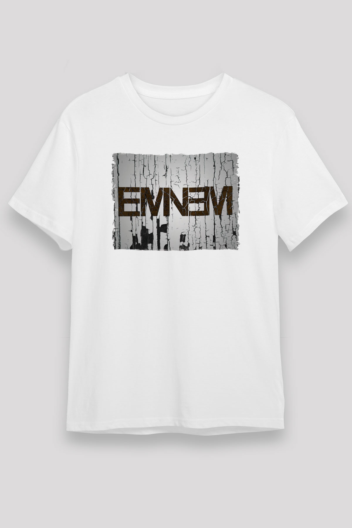 Eminem Beyaz Unisex Tişört T-Shirt - TişörtFabrikası