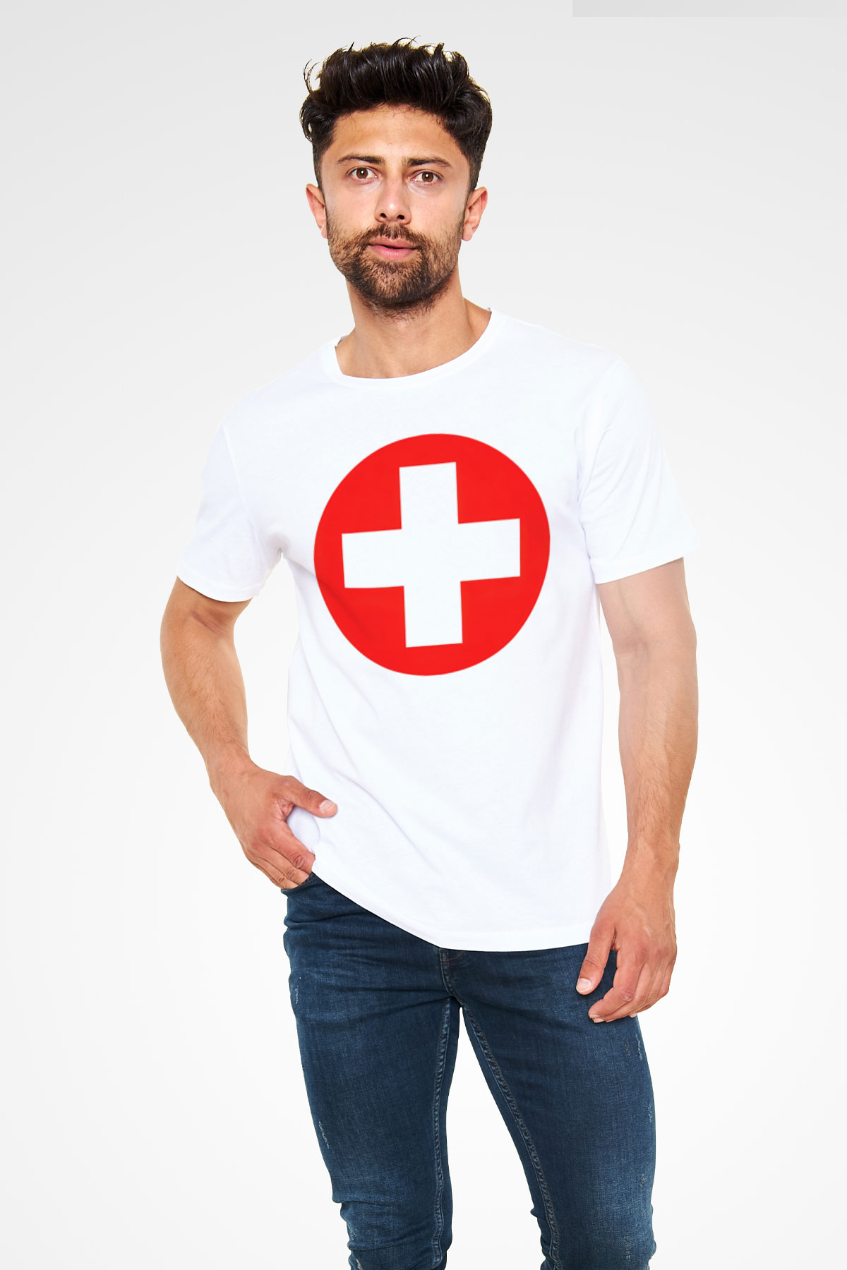 Eminem Beyaz Unisex Tişört T-Shirt - TişörtFabrikası