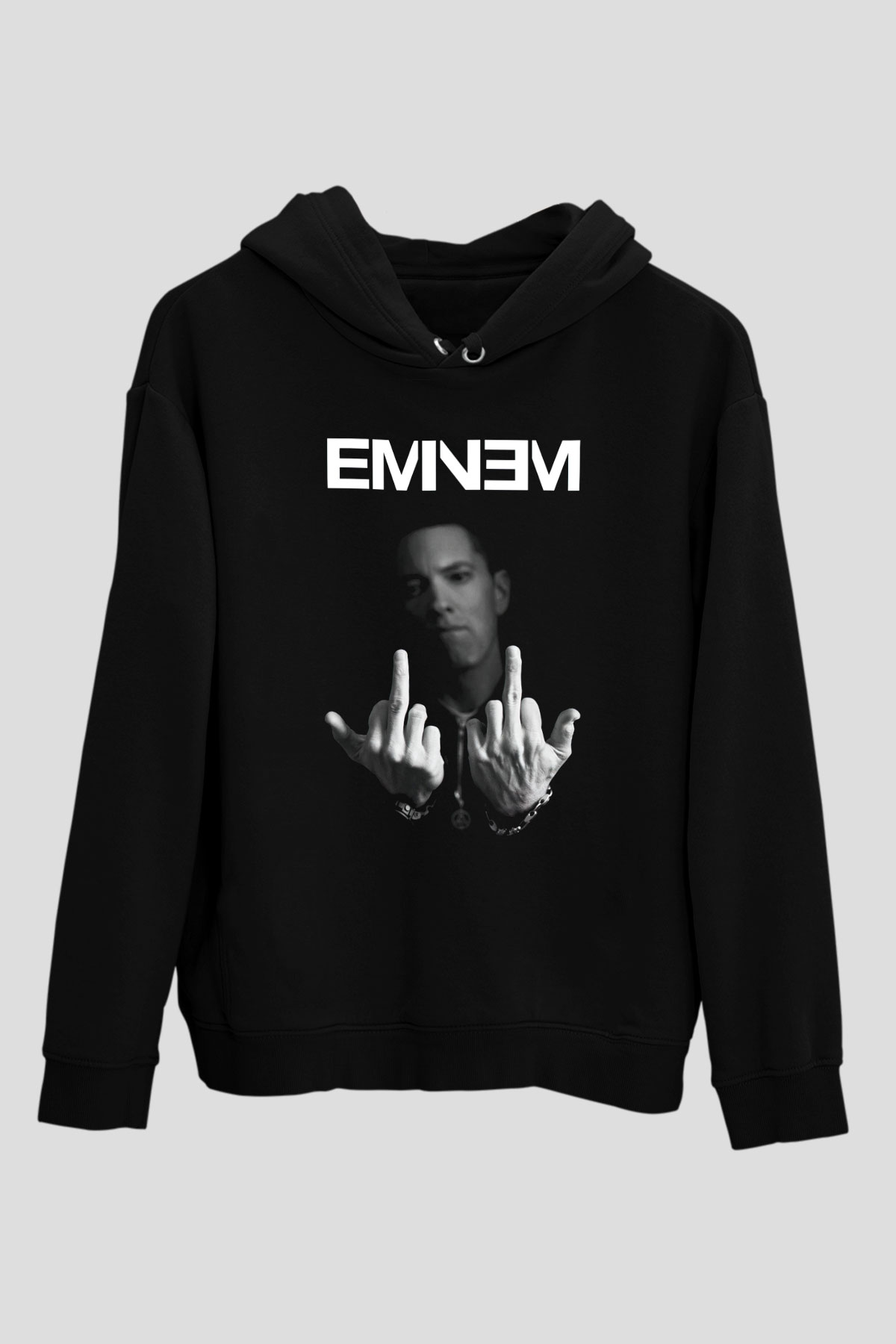 Eminem Siyah Unisex Hoodie