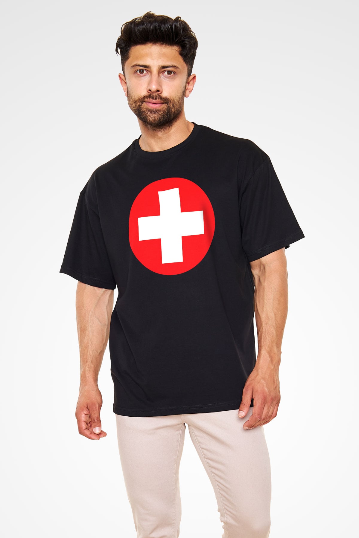 Eminem Siyah Unisex Oversize Tişört T-Shirt