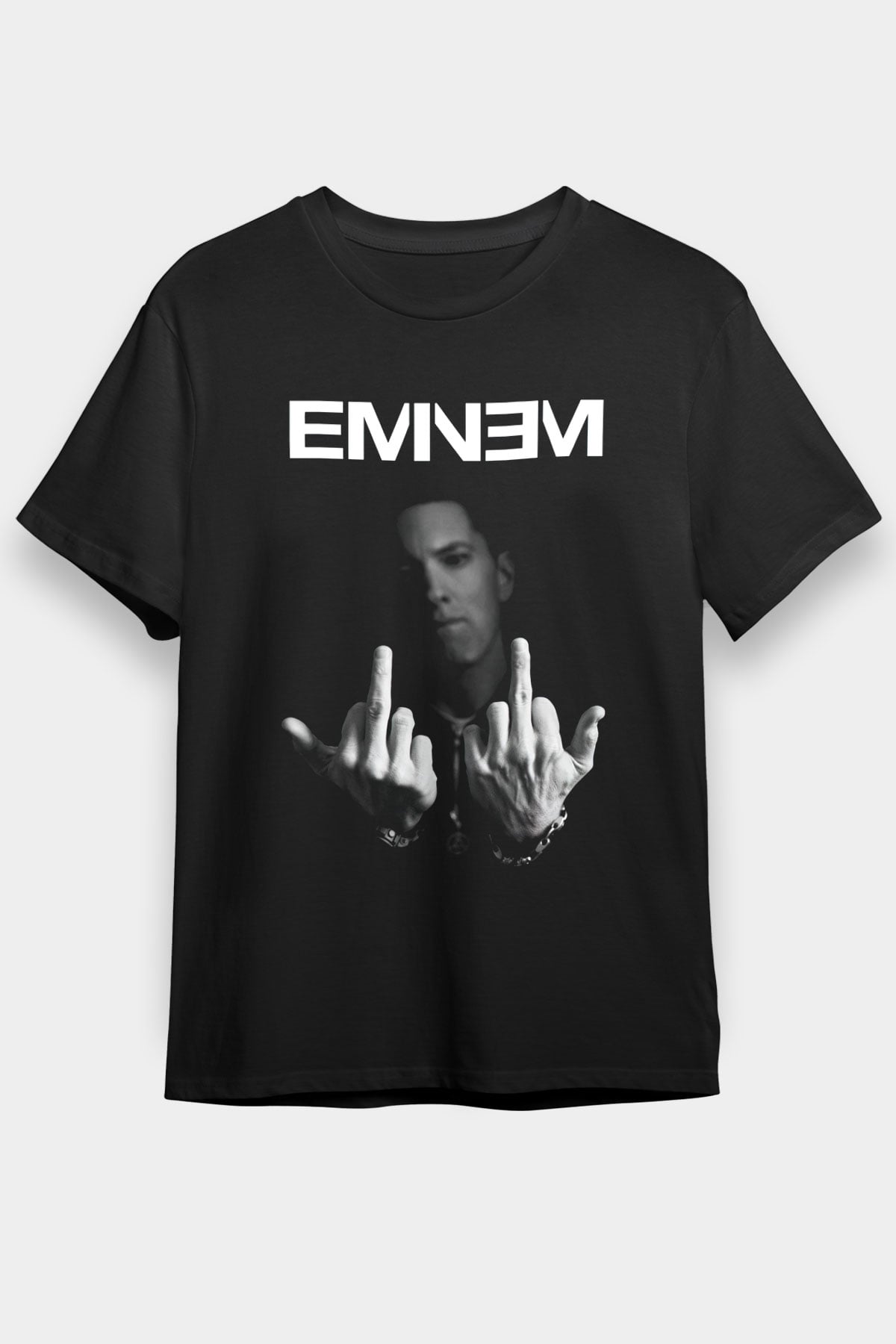 Eminem Siyah Unisex Tişört T-Shirt - TişörtFabrikası