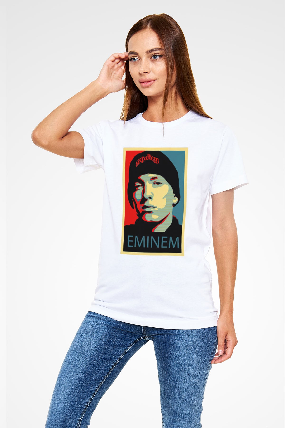 Eminem Siyah Unisex Tişört T-Shirt - TişörtFabrikası