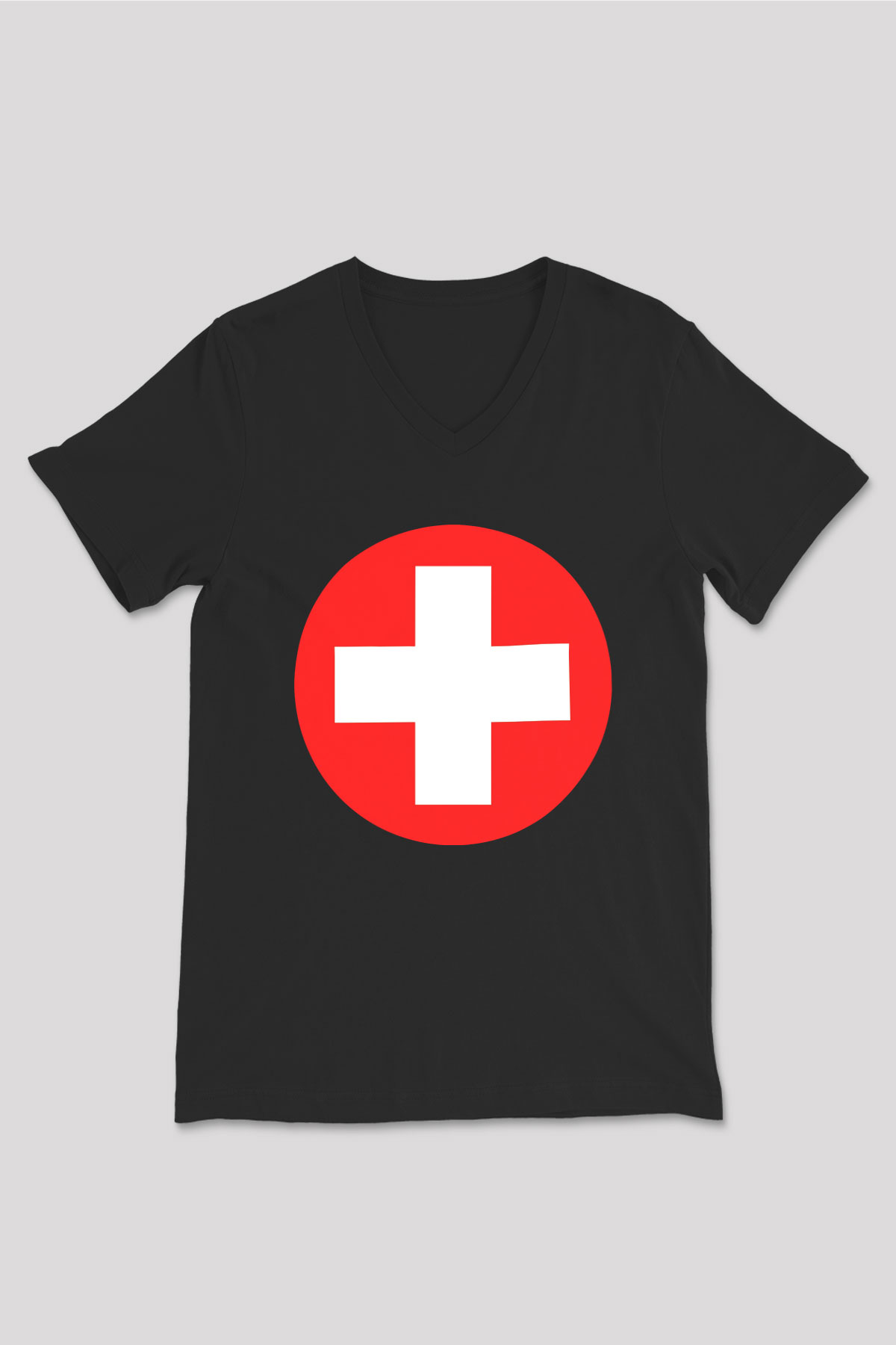 Eminem Siyah Unisex V Yaka Tişört T-Shirt