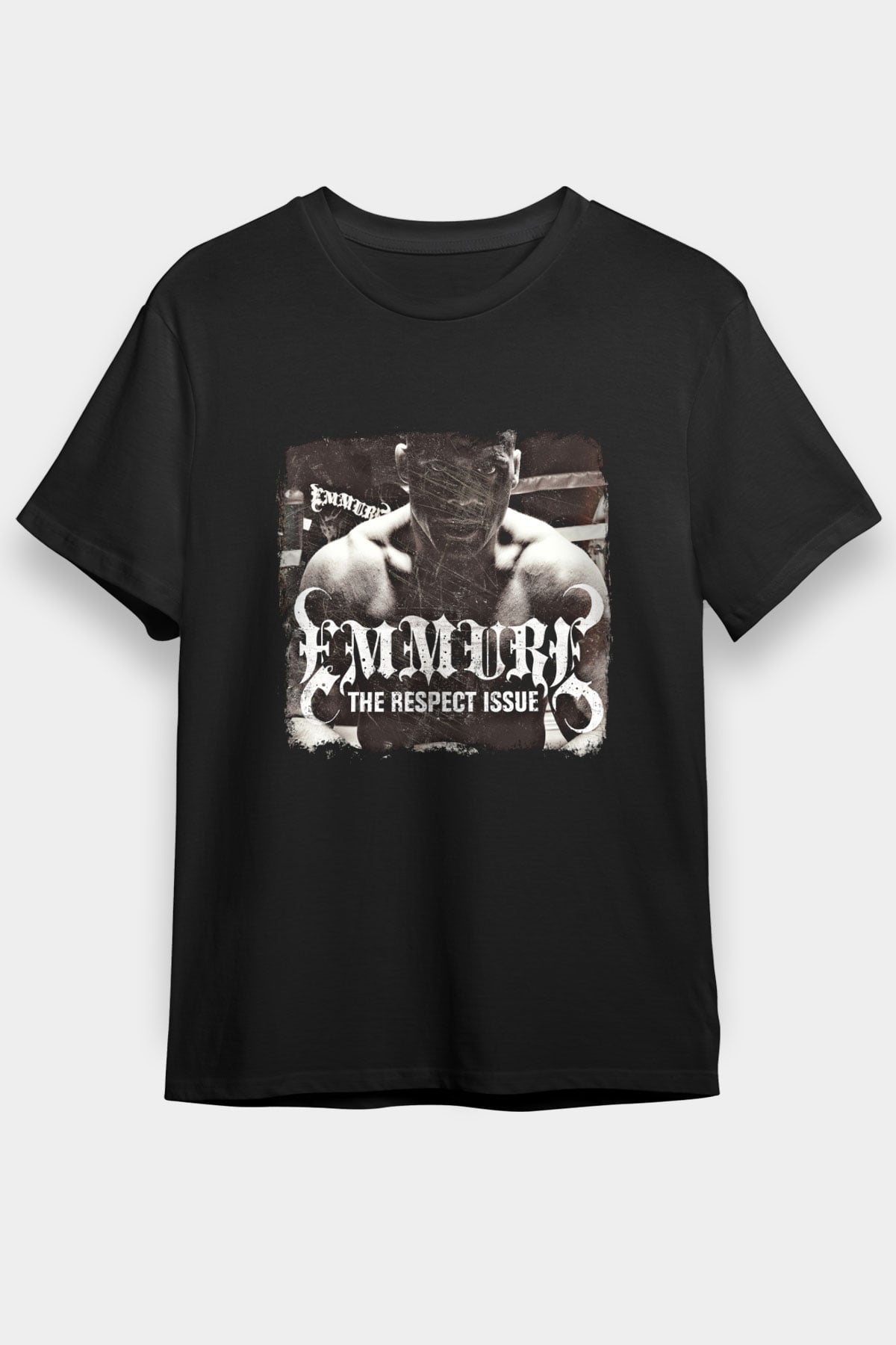 Emmure Baskılı Unisex Siyah Tişört