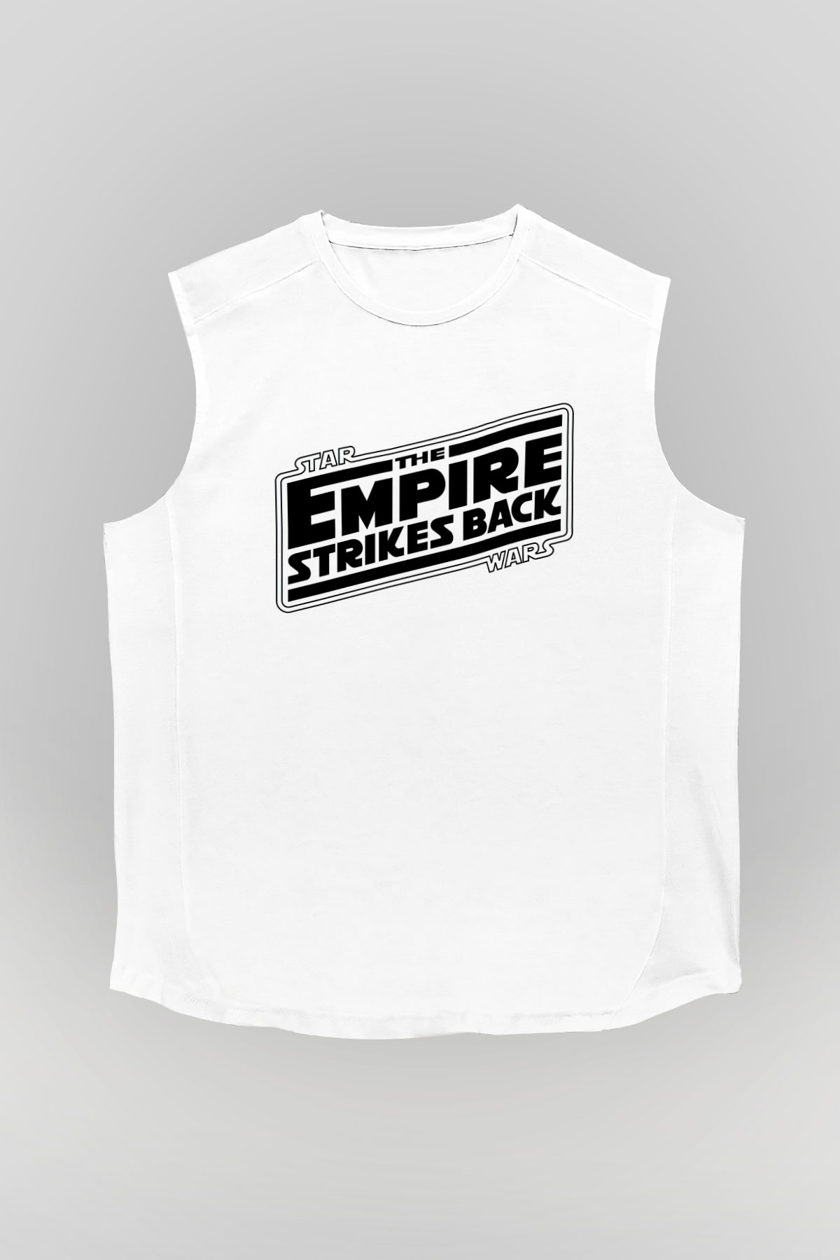 Empire Strikes Back Beyaz Unisex  Kolsuz Tişört