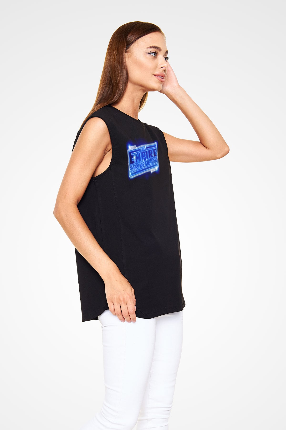 Empire Strikes Back Siyah Unisex  Kolsuz Tişört