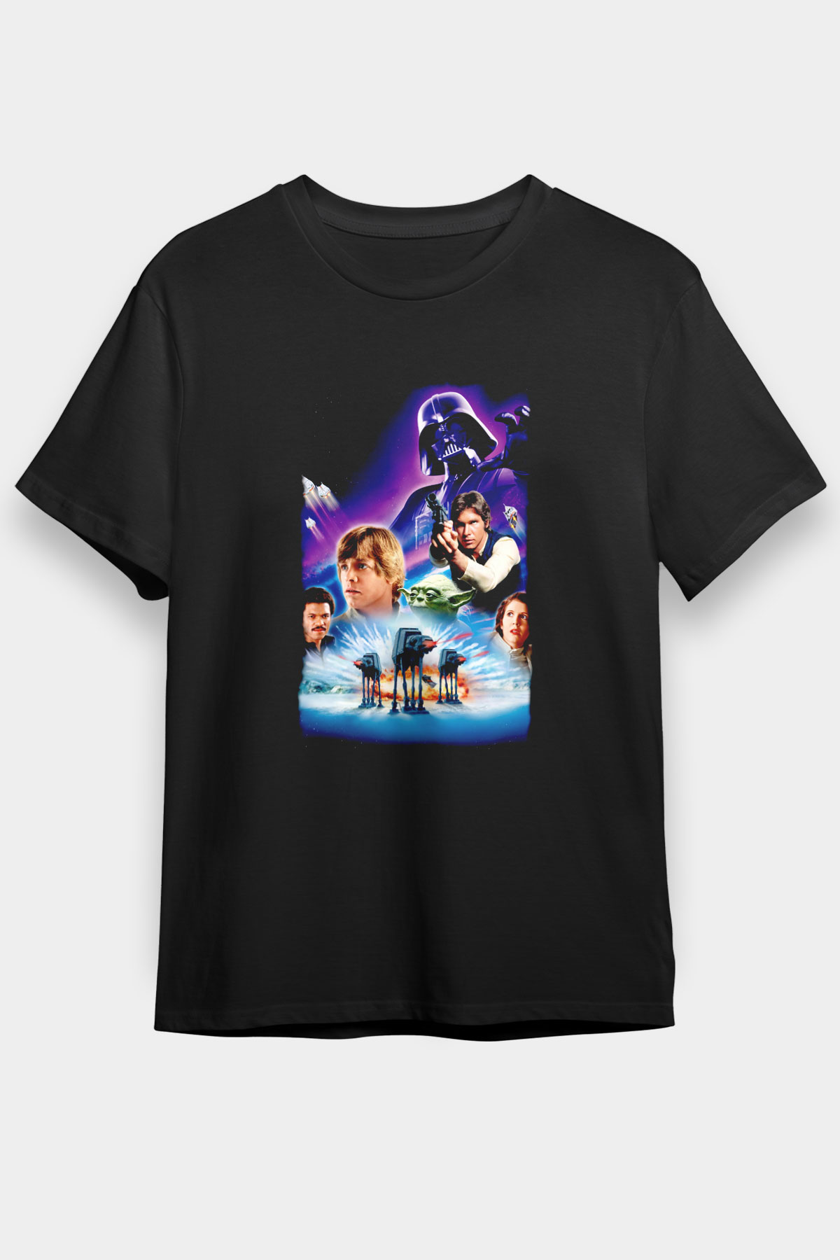 Empire Strikes Back Siyah Unisex Tişört