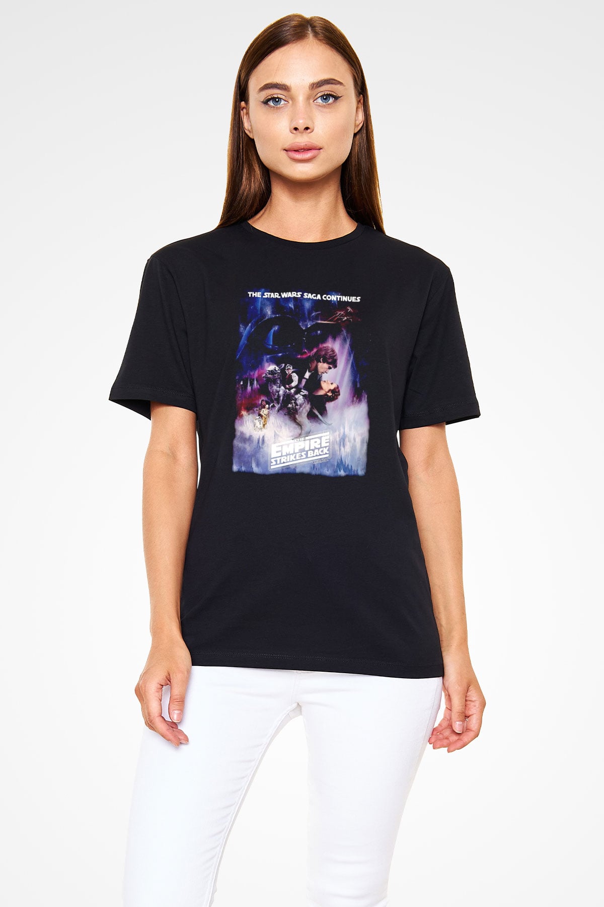 Empire Strikes Back Siyah Unisex Tişört