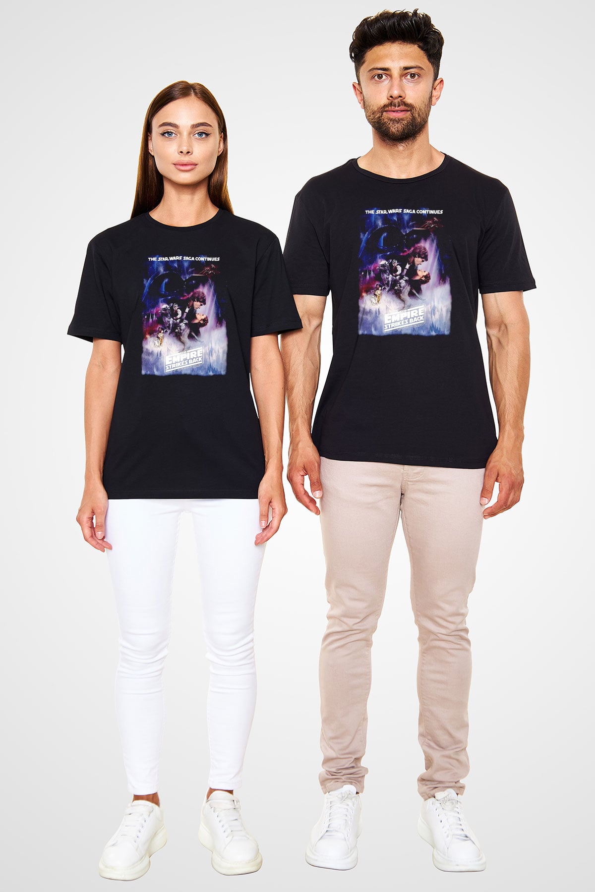 Empire Strikes Back Siyah Unisex Tişört