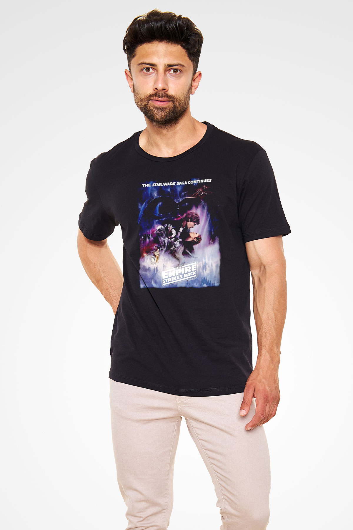 Empire Strikes Back Siyah Unisex Tişört