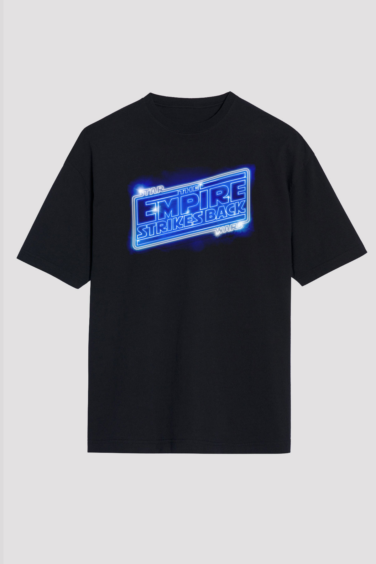 Empire Strikes Back Siyah Oversize Tişört