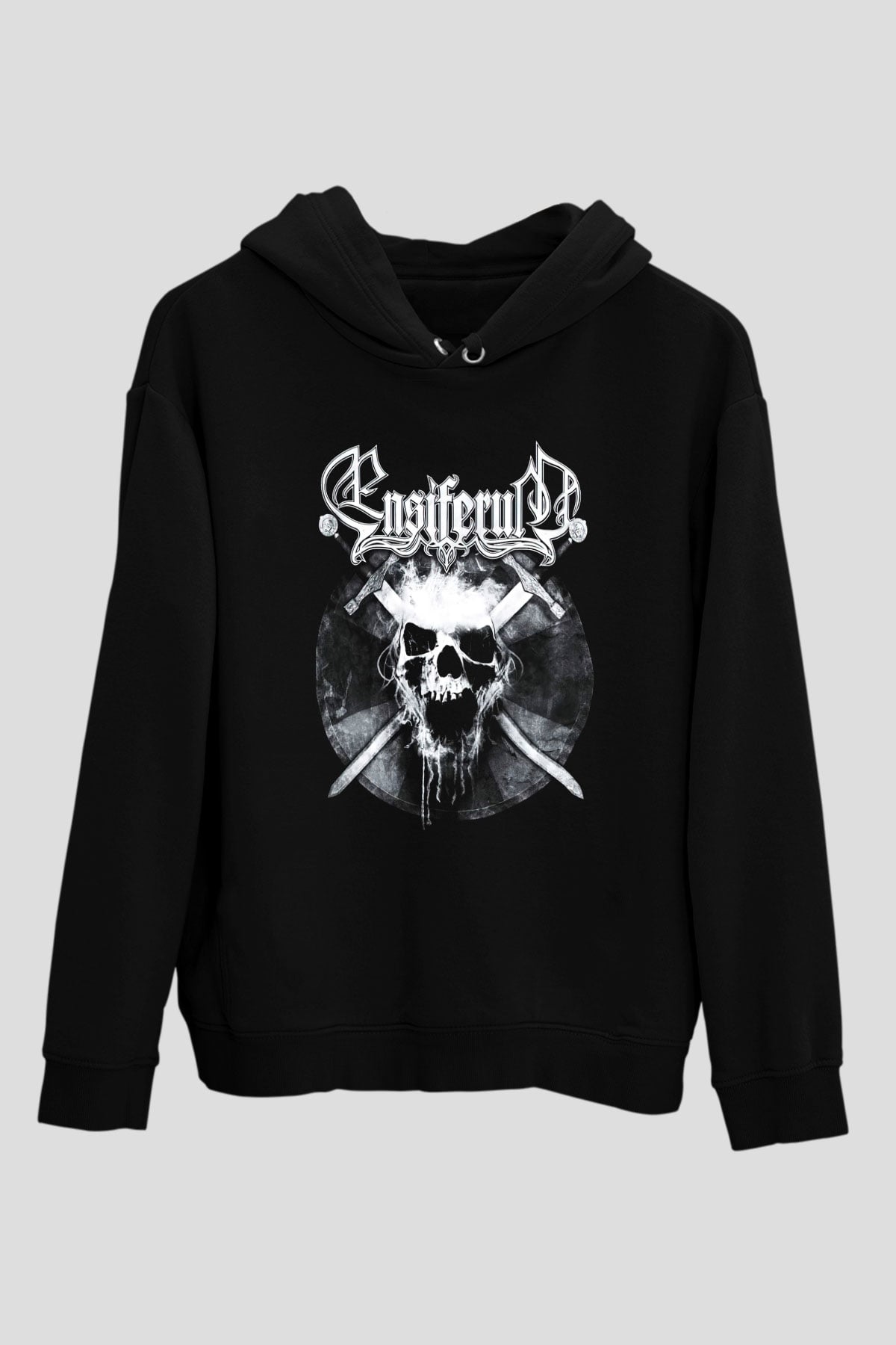Ensiferum Siyah Unisex Hoodie