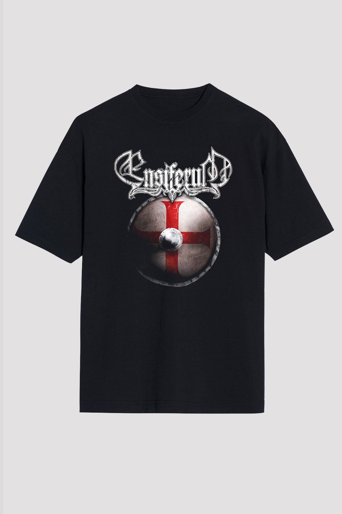Ensiferum Siyah Unisex Oversize Tişört T-Shirt