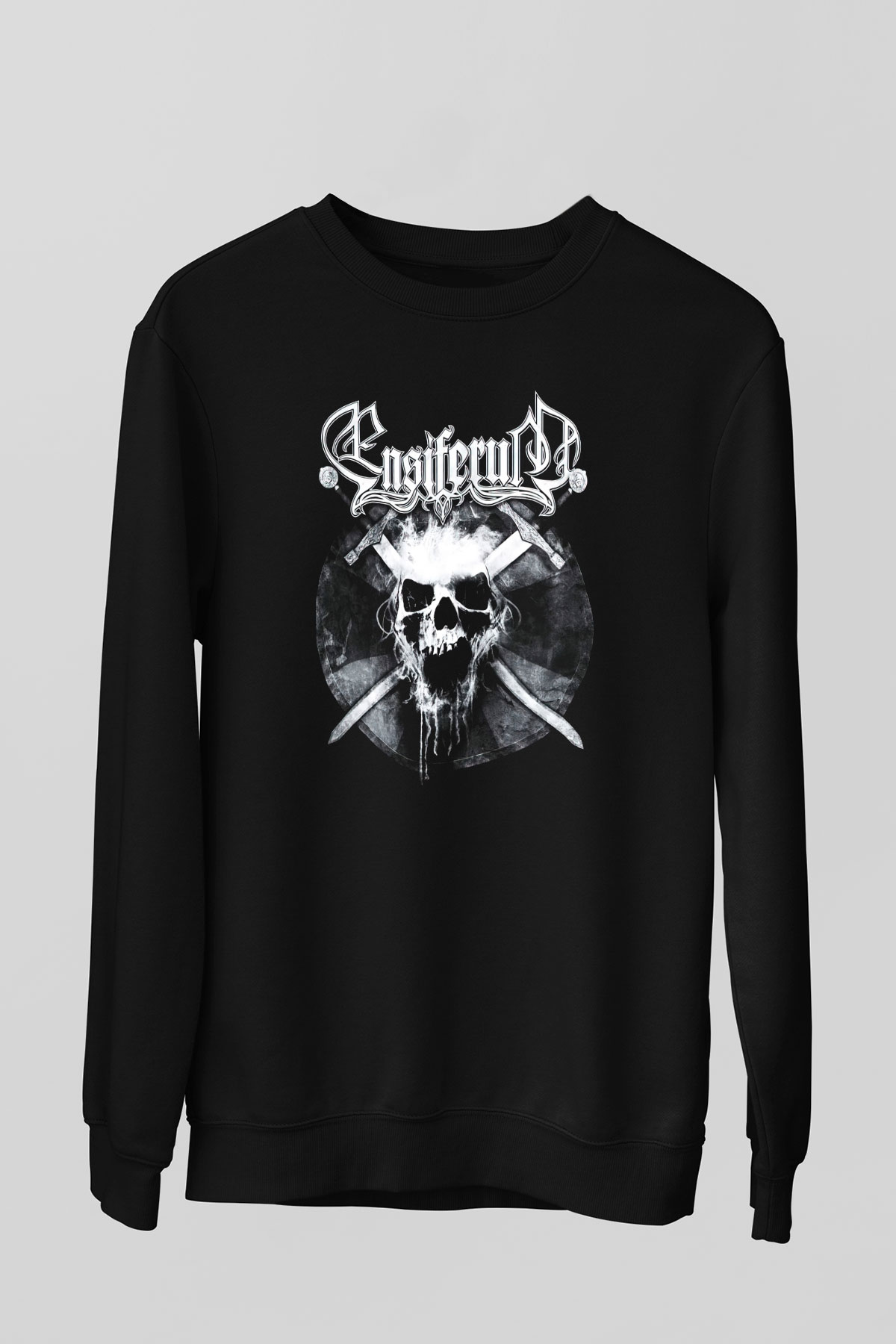 Ensiferum Siyah Unisex Sweatshirt