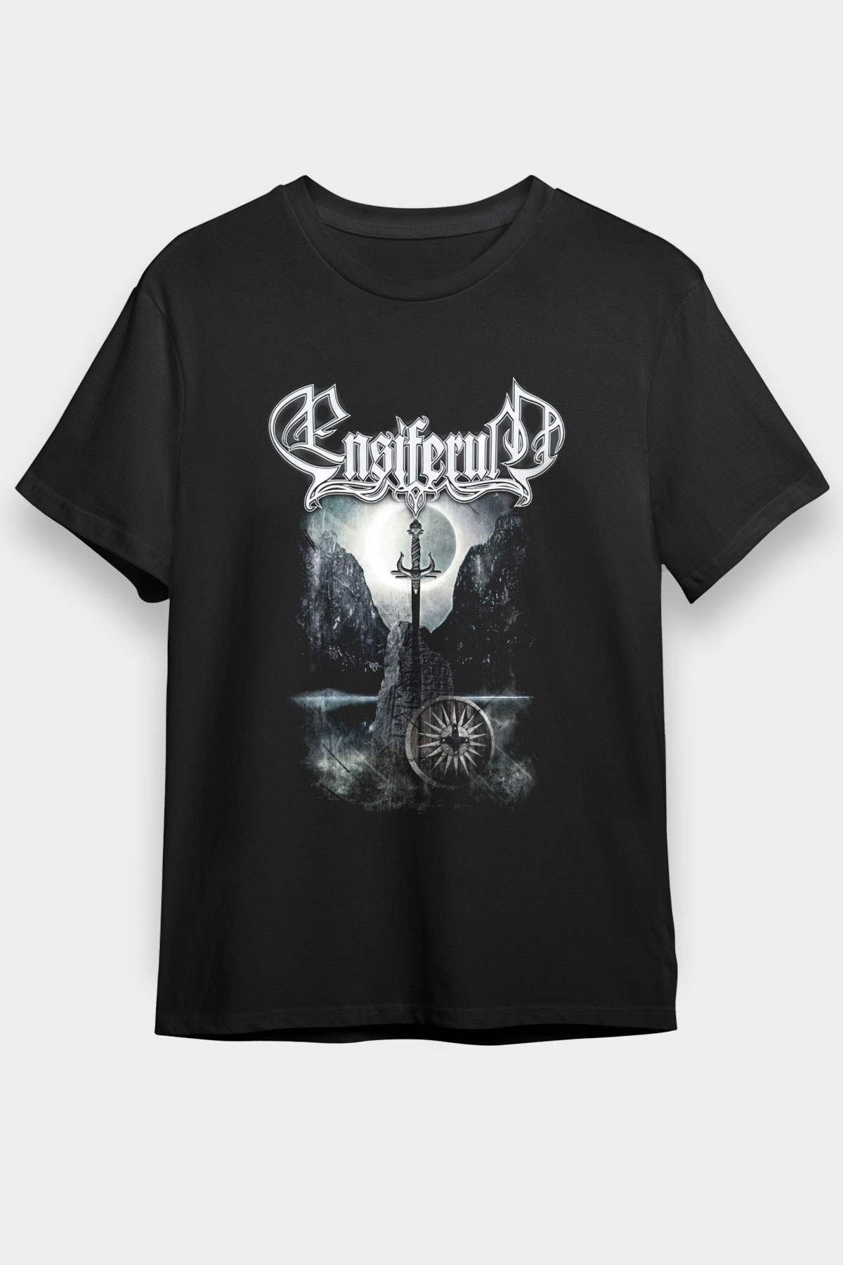 Ensiferum Siyah Unisex Tişört T-Shirt - TişörtFabrikası