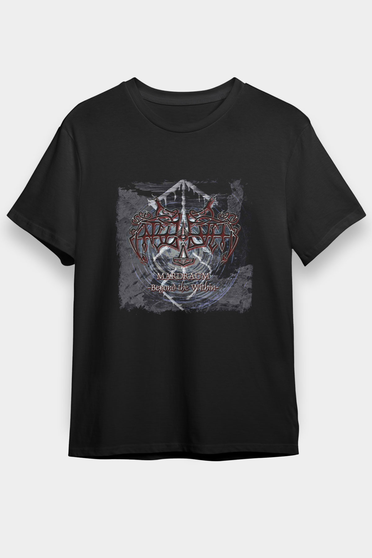 Enslaved Baskılı Unisex Siyah Tişört