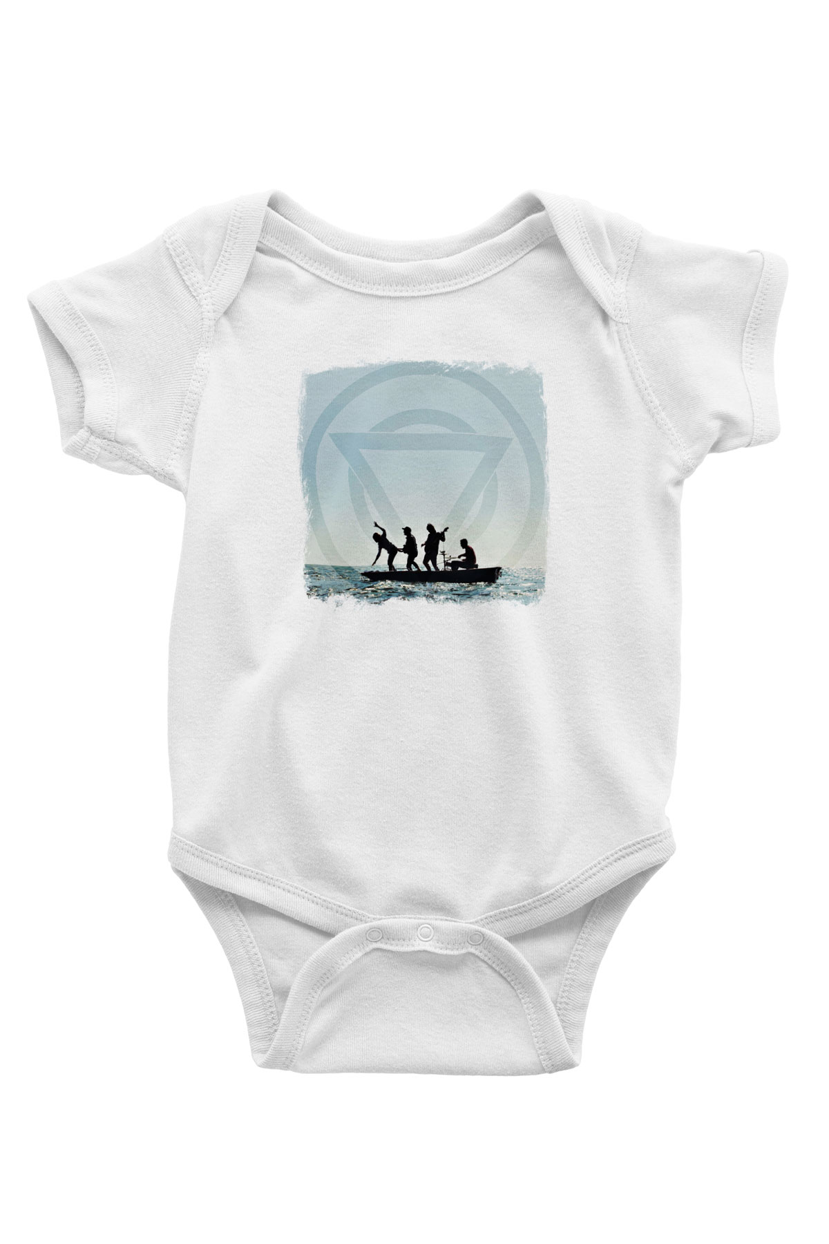 Enter Shikari Baskılı Unisex Beyaz Bebek Body - Zıbın