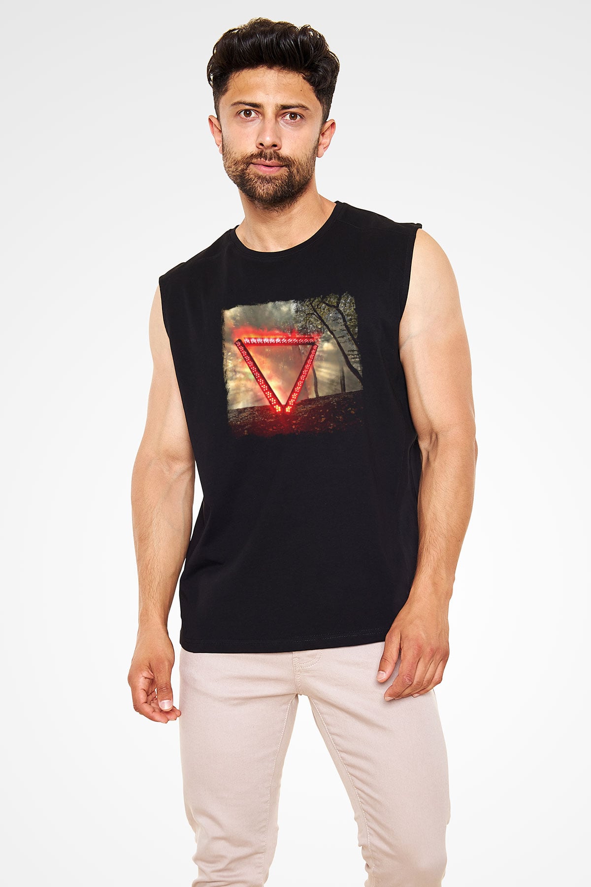Enter Shikari Baskılı Unisex Siyah Kolsuz Tişört