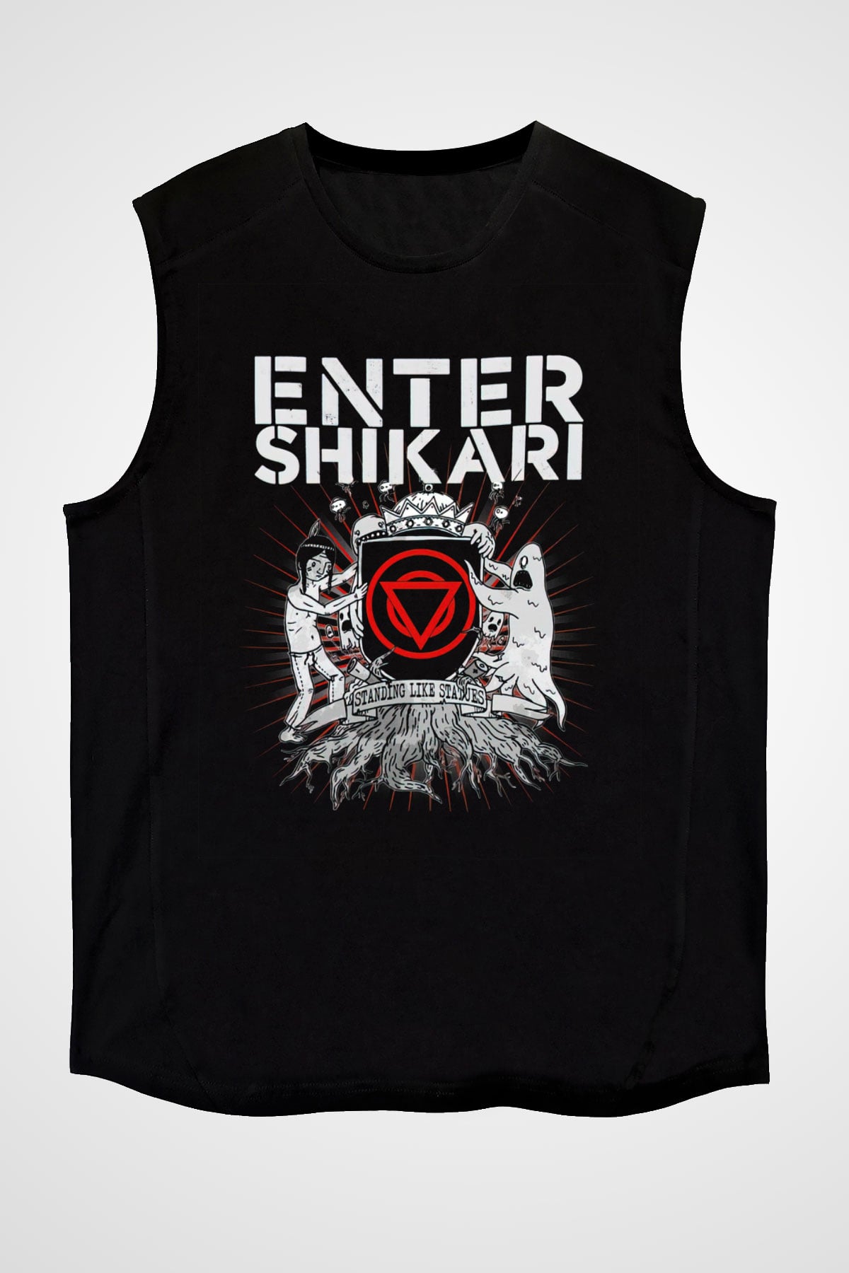 Enter Shikari Siyah Unisex Kolsuz Tişört