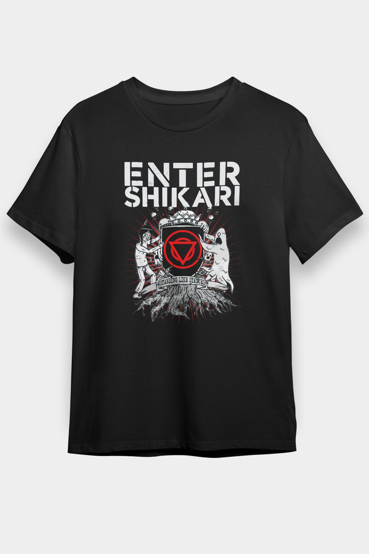 Enter Shikari Siyah Unisex Tişört T-Shirt - TişörtFabrikası