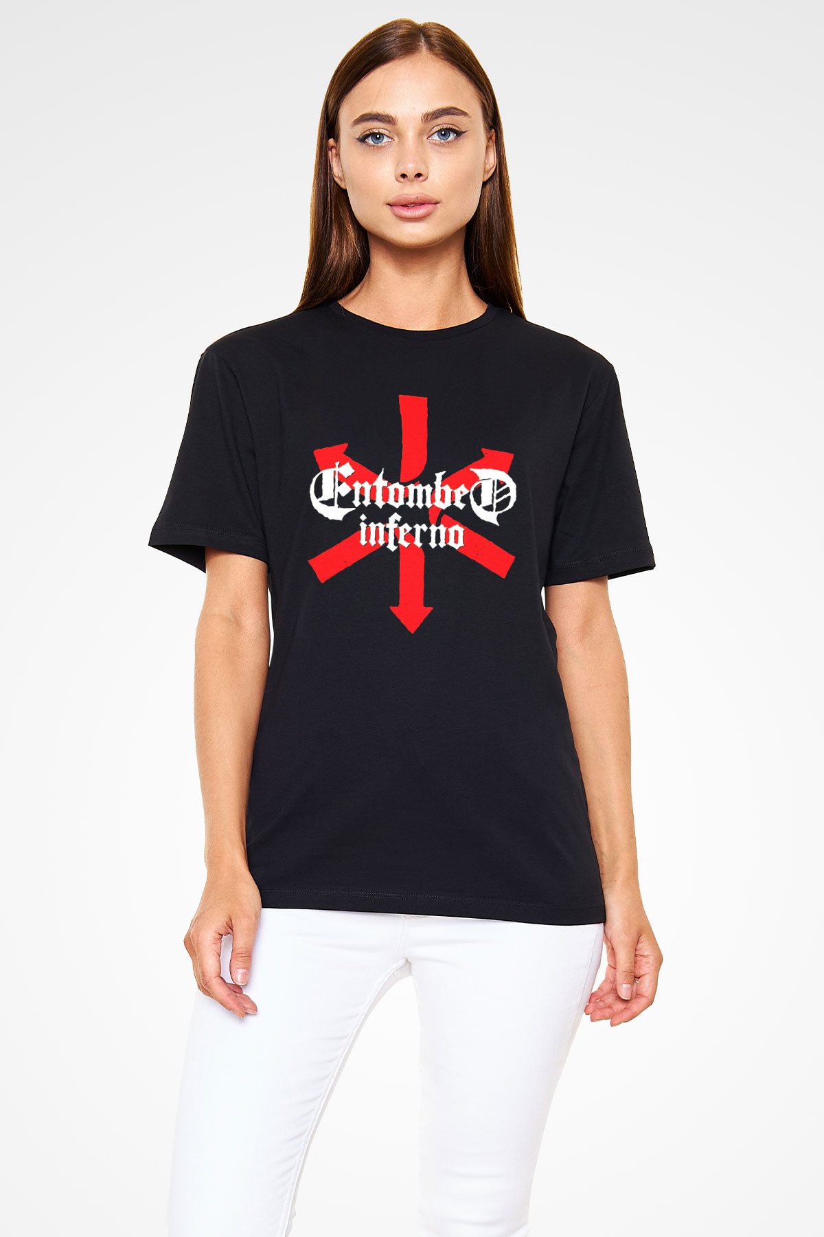 Entombed Siyah Unisex Tişört T-Shirt - TişörtFabrikası