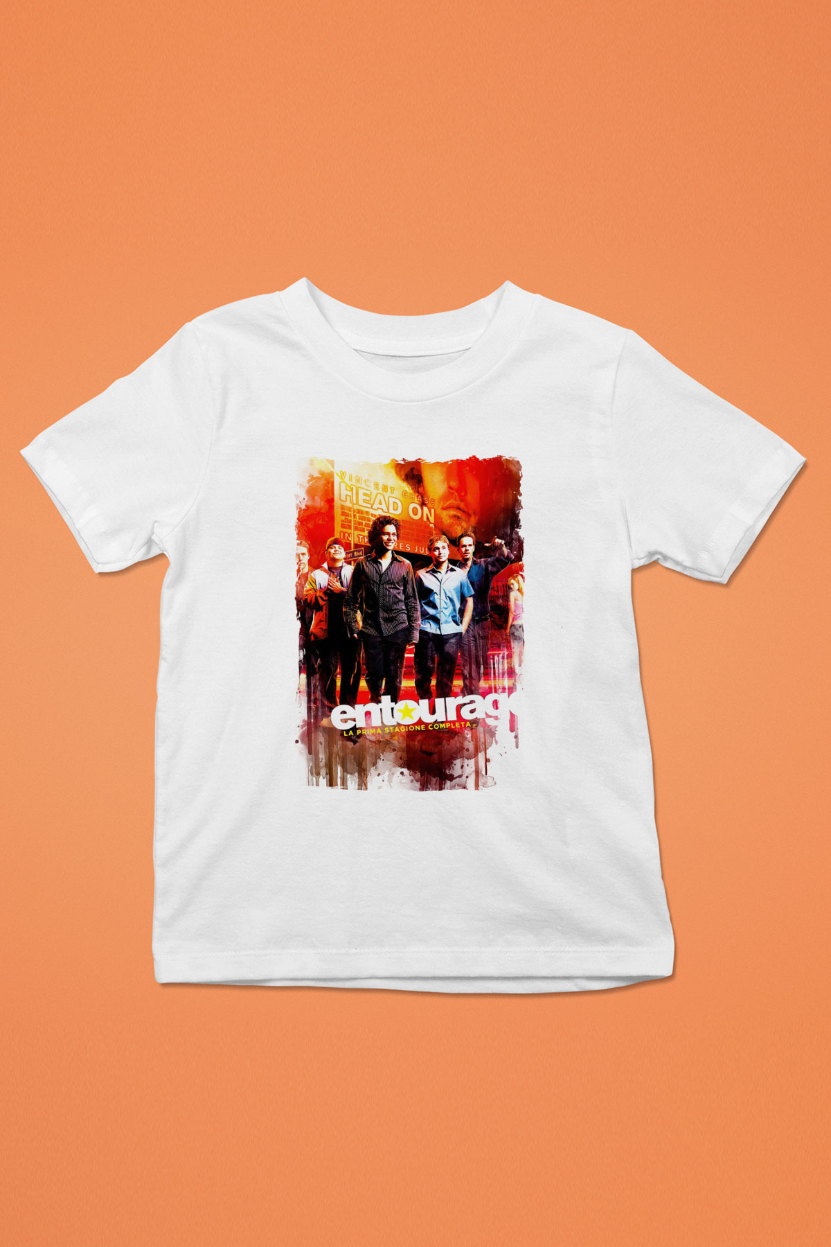 Entourage Beyaz Unisex Çocuk Tişört