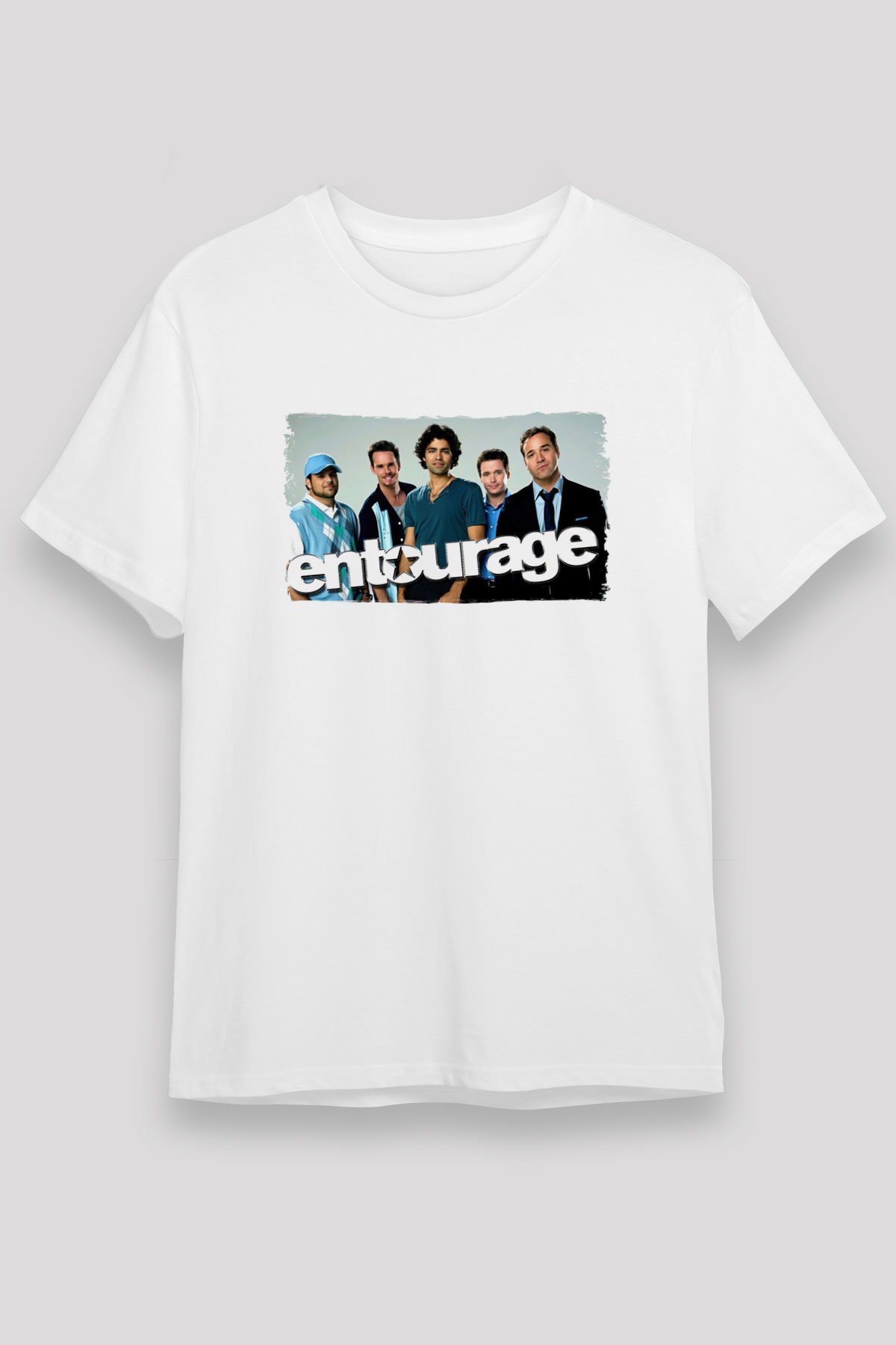 Entourage Beyaz Unisex Tişört T-Shirt