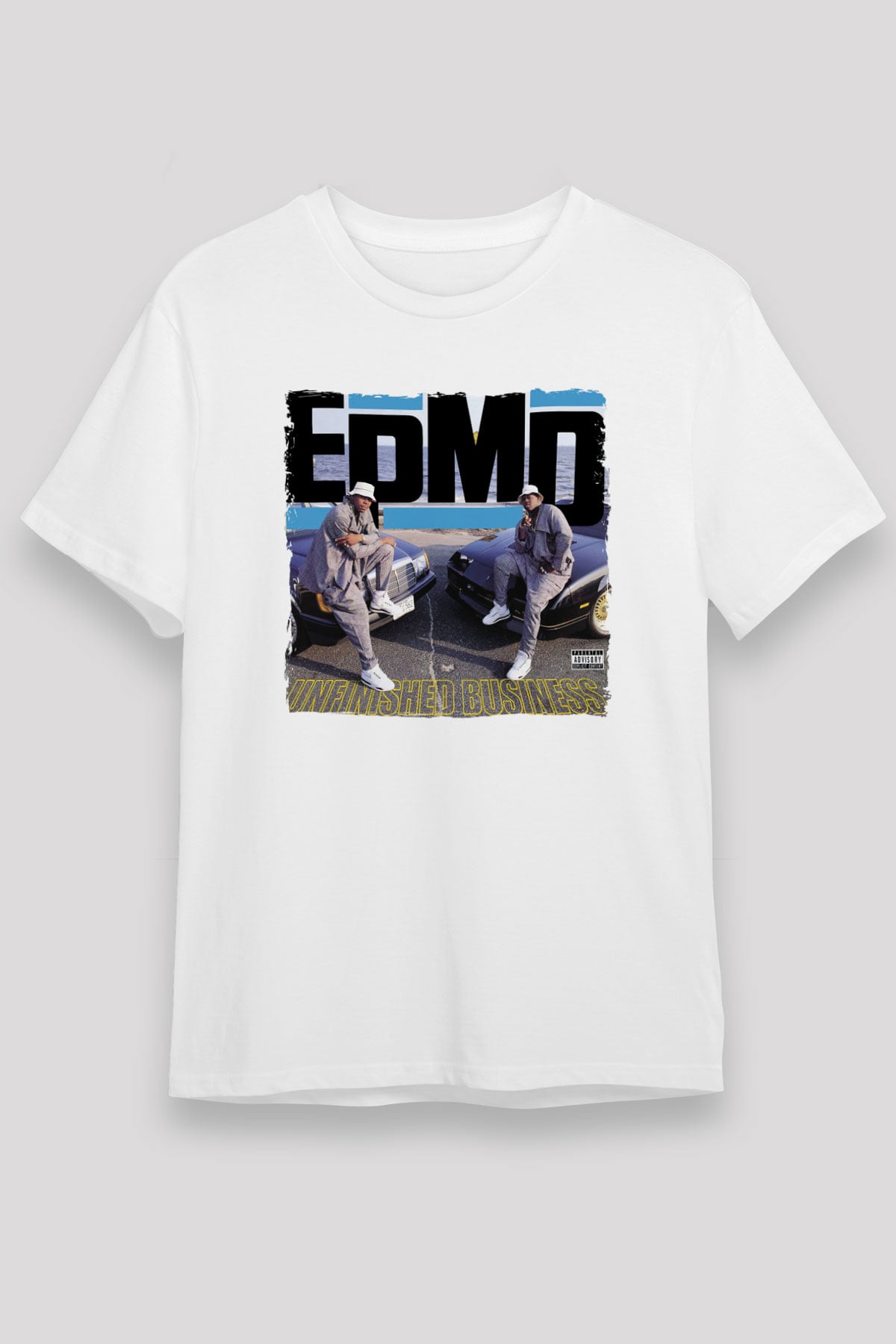 EPMD Beyaz Unisex Tişört T-Shirt - TişörtFabrikası