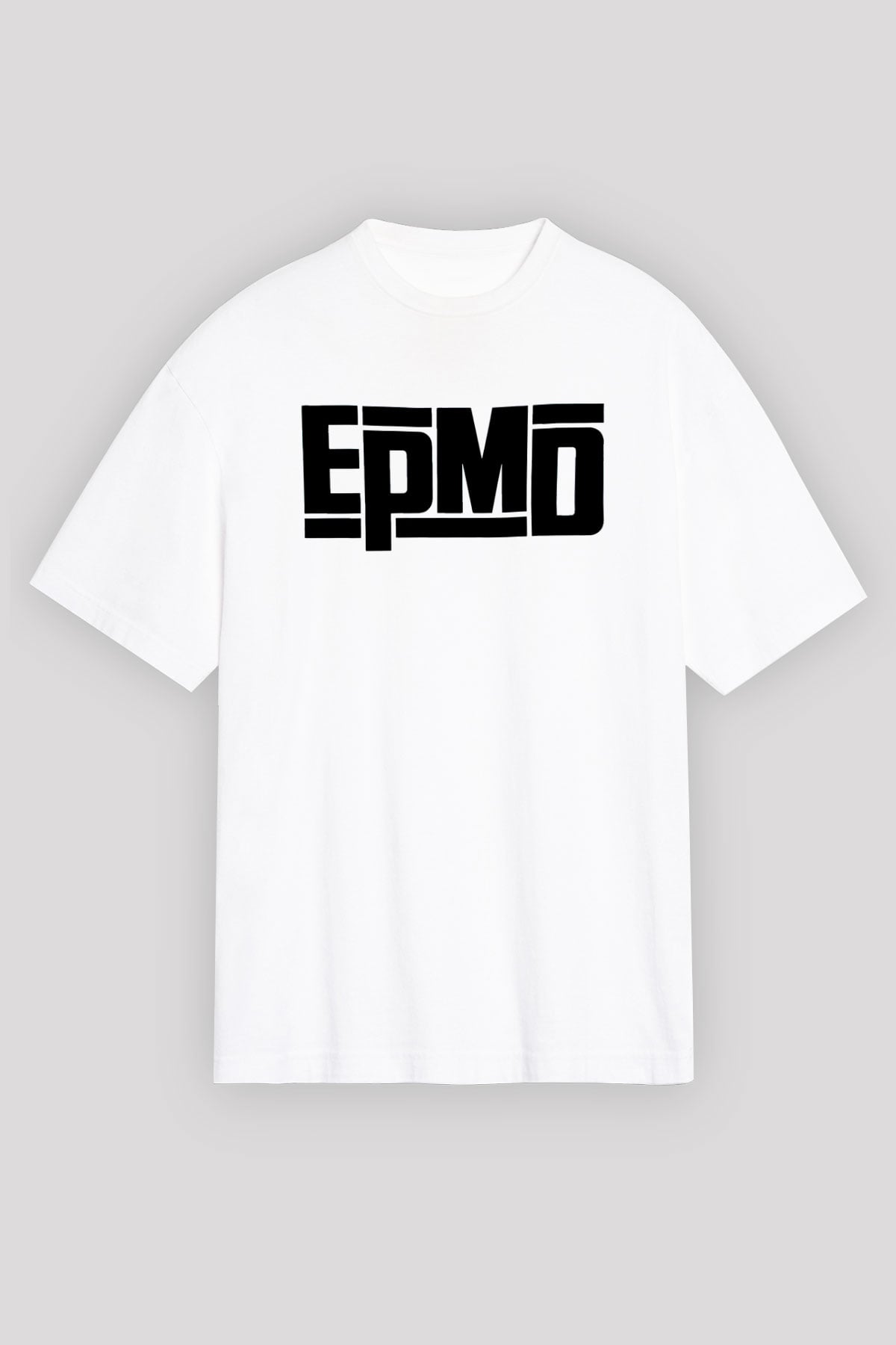EPMD Beyaz Oversize Tişört Oversize T-shirt - TişörtFabrikası