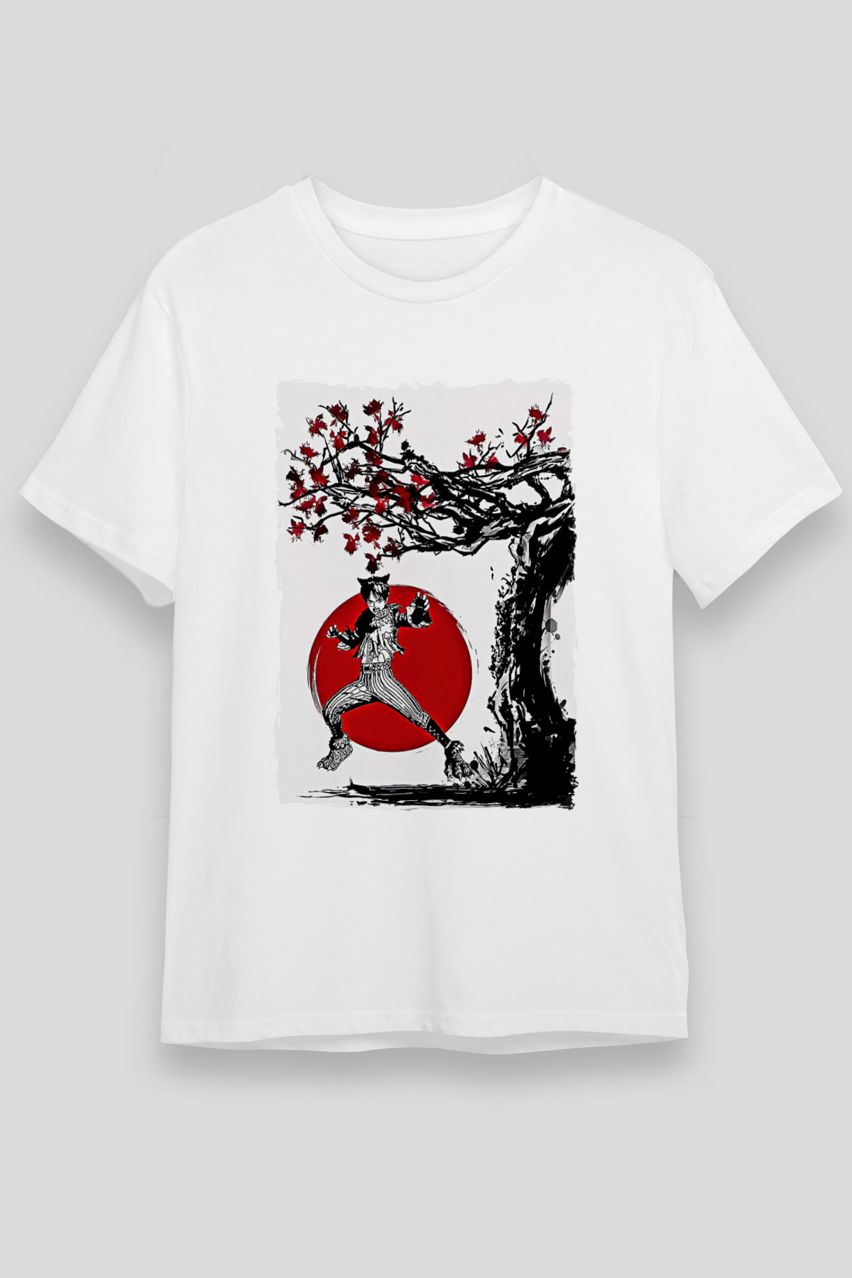 Eren Jaeger Unisex Baskılı Beyaz Tişört - Tshirt