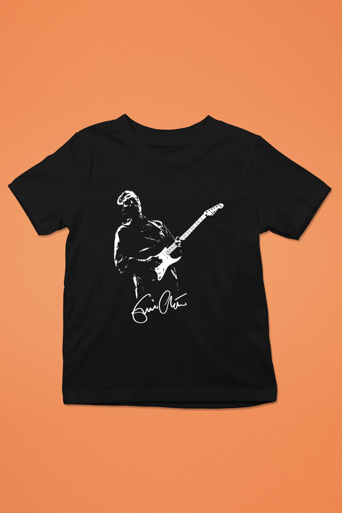 Eric Clapton Siyah Unisex Çocuk Tişört