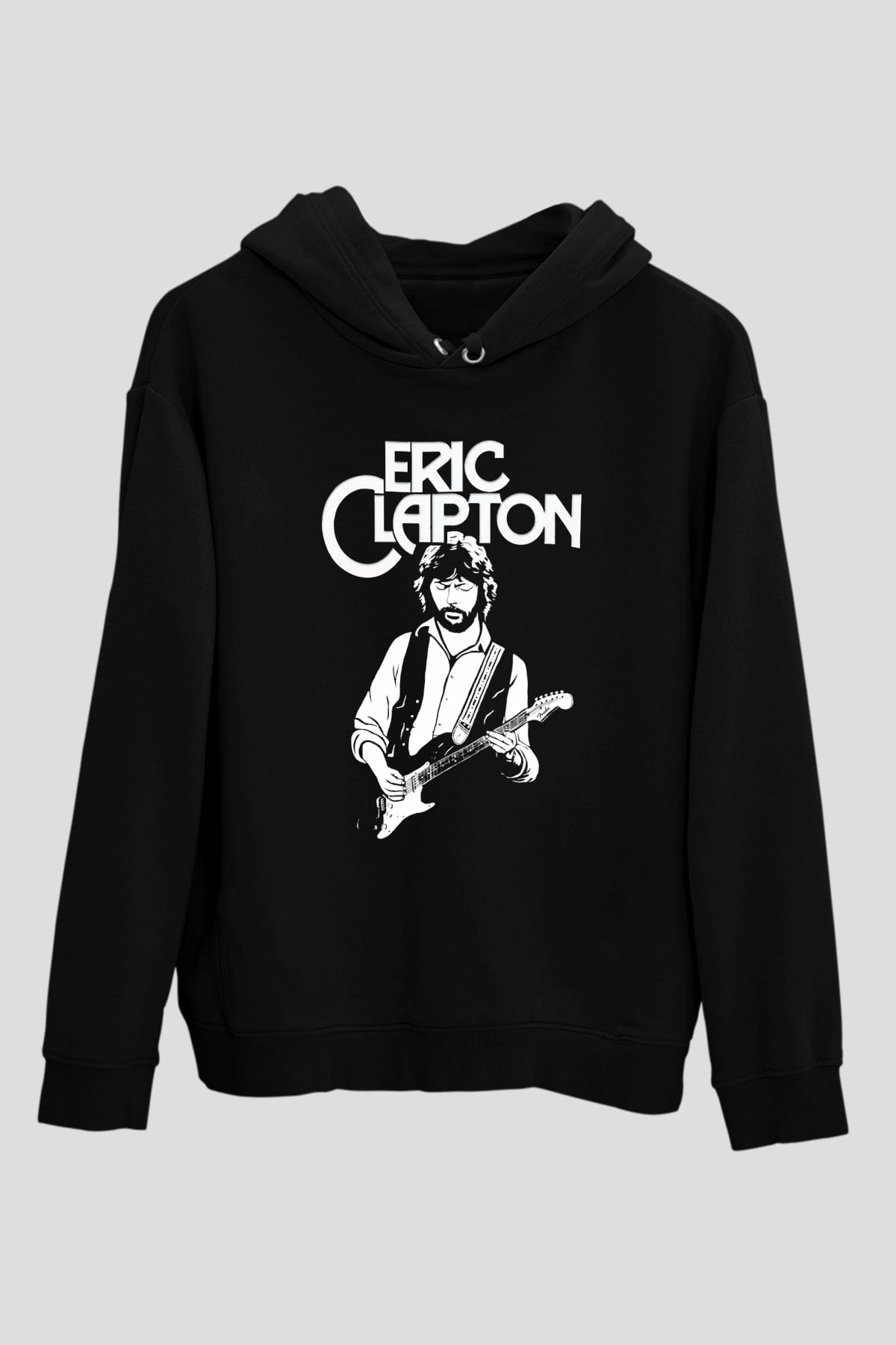 Eric Clapton Siyah Unisex Hoodie