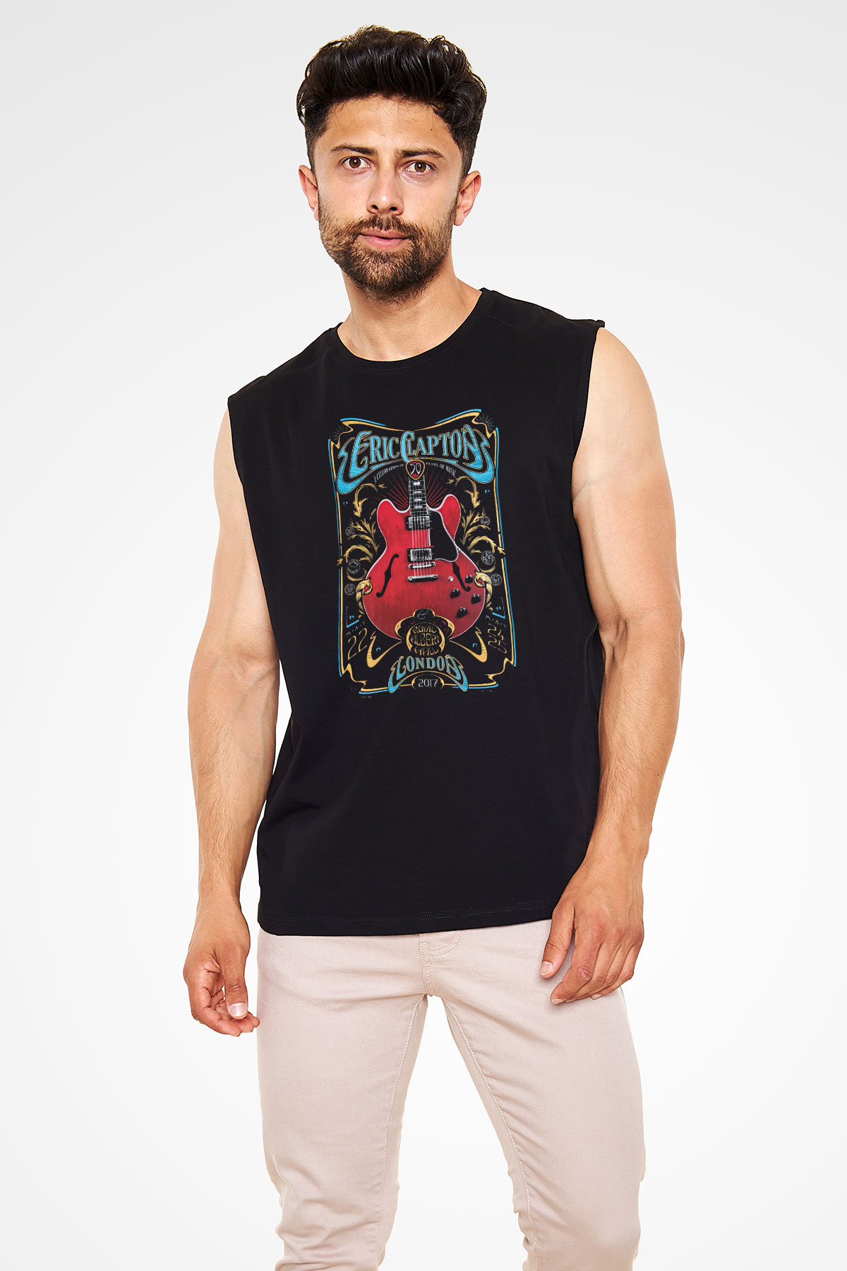Eric Clapton Siyah Unisex Kolsuz Tişört