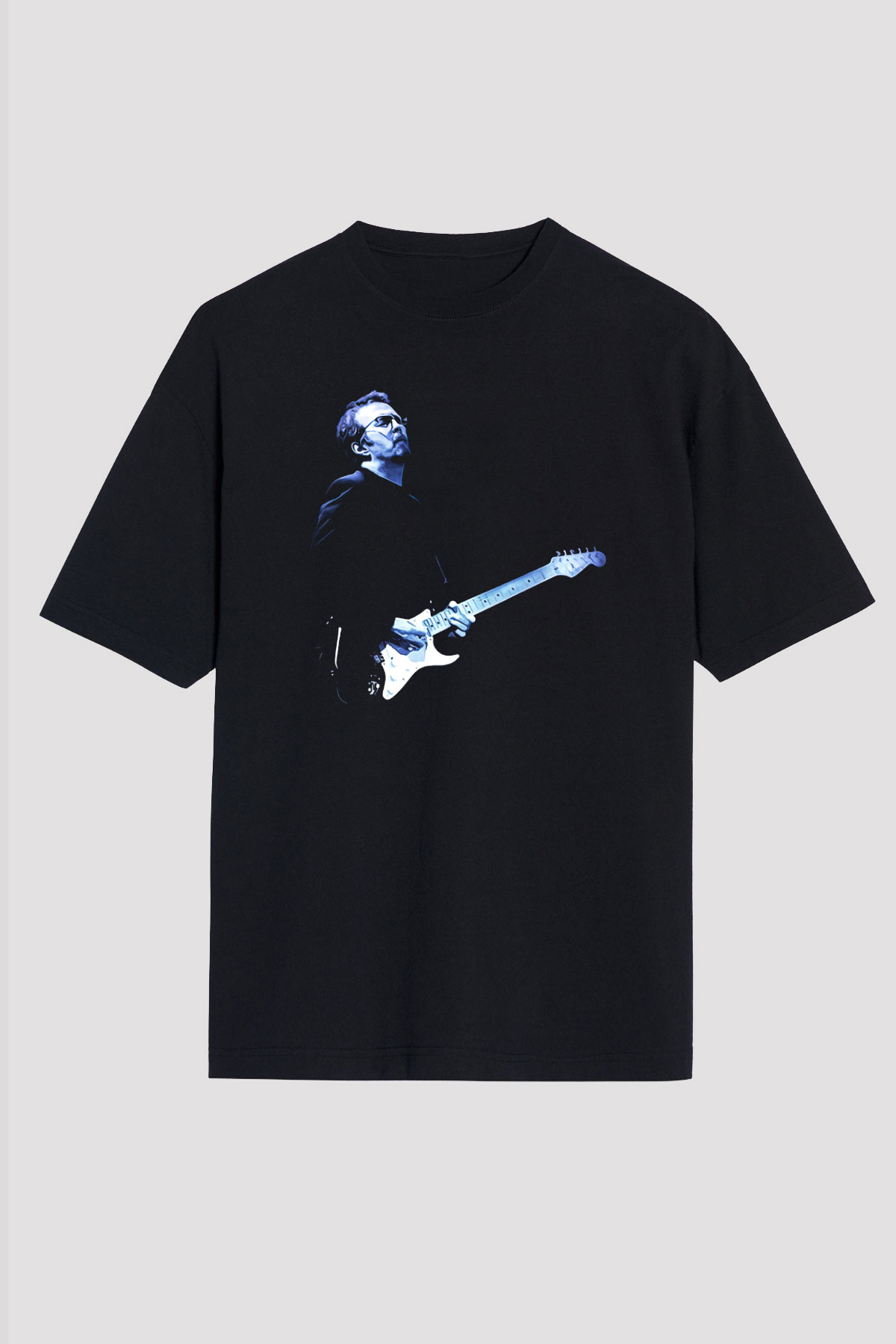 Eric Clapton Siyah Unisex Oversize Tişört T-Shirt
