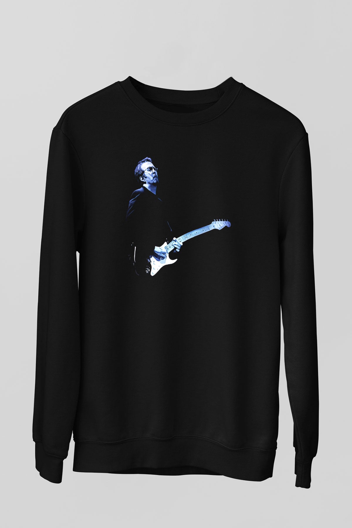 Eric Clapton Siyah Unisex Sweatshirt