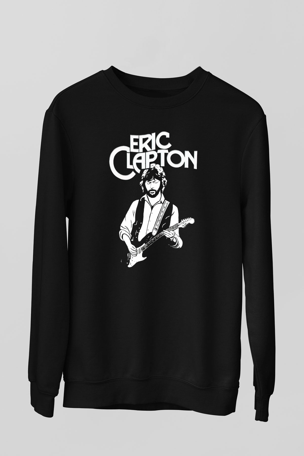 Eric Clapton Siyah Unisex Sweatshirt