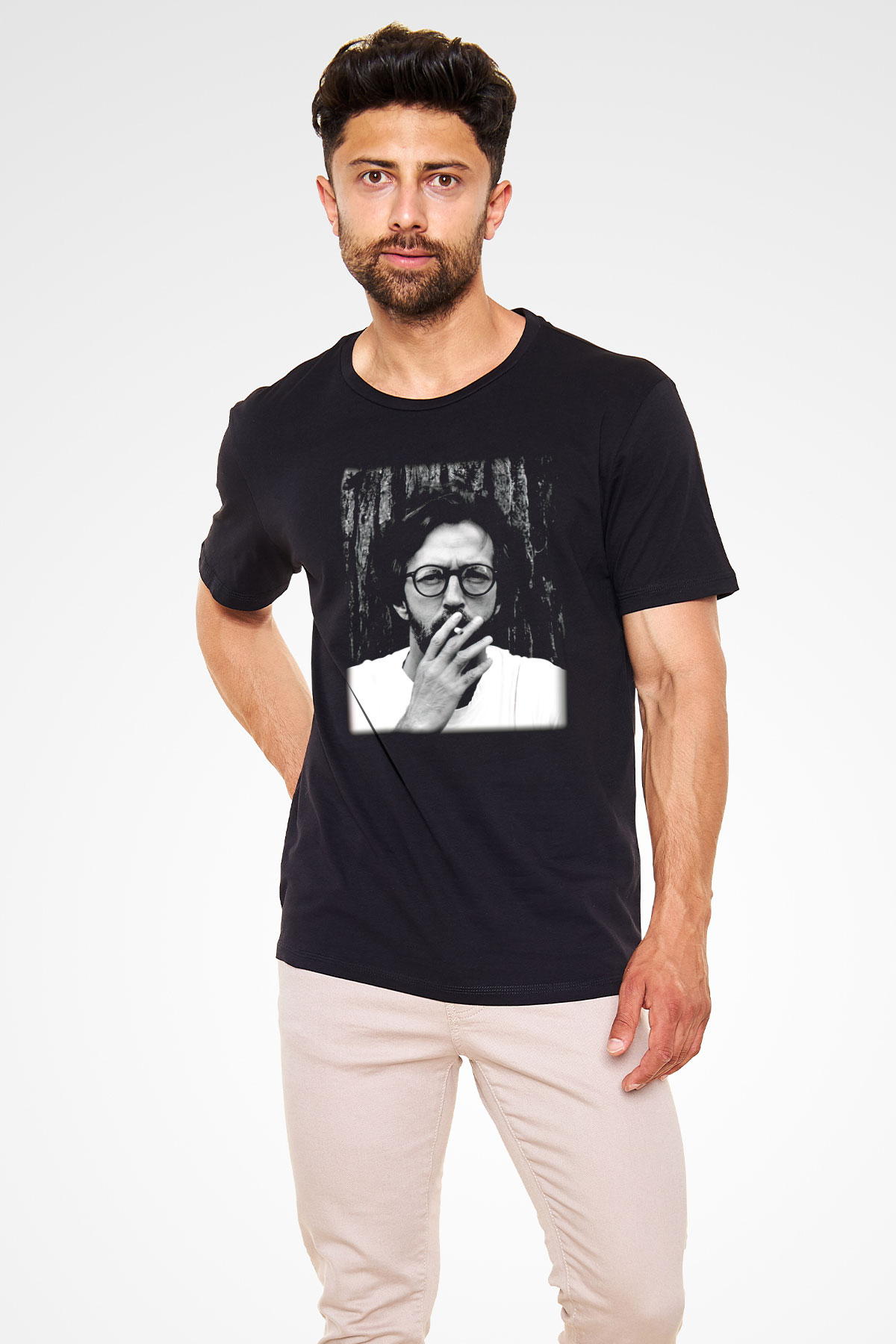 Eric Clapton Siyah Unisex Tişört T-Shirt - TişörtFabrikası