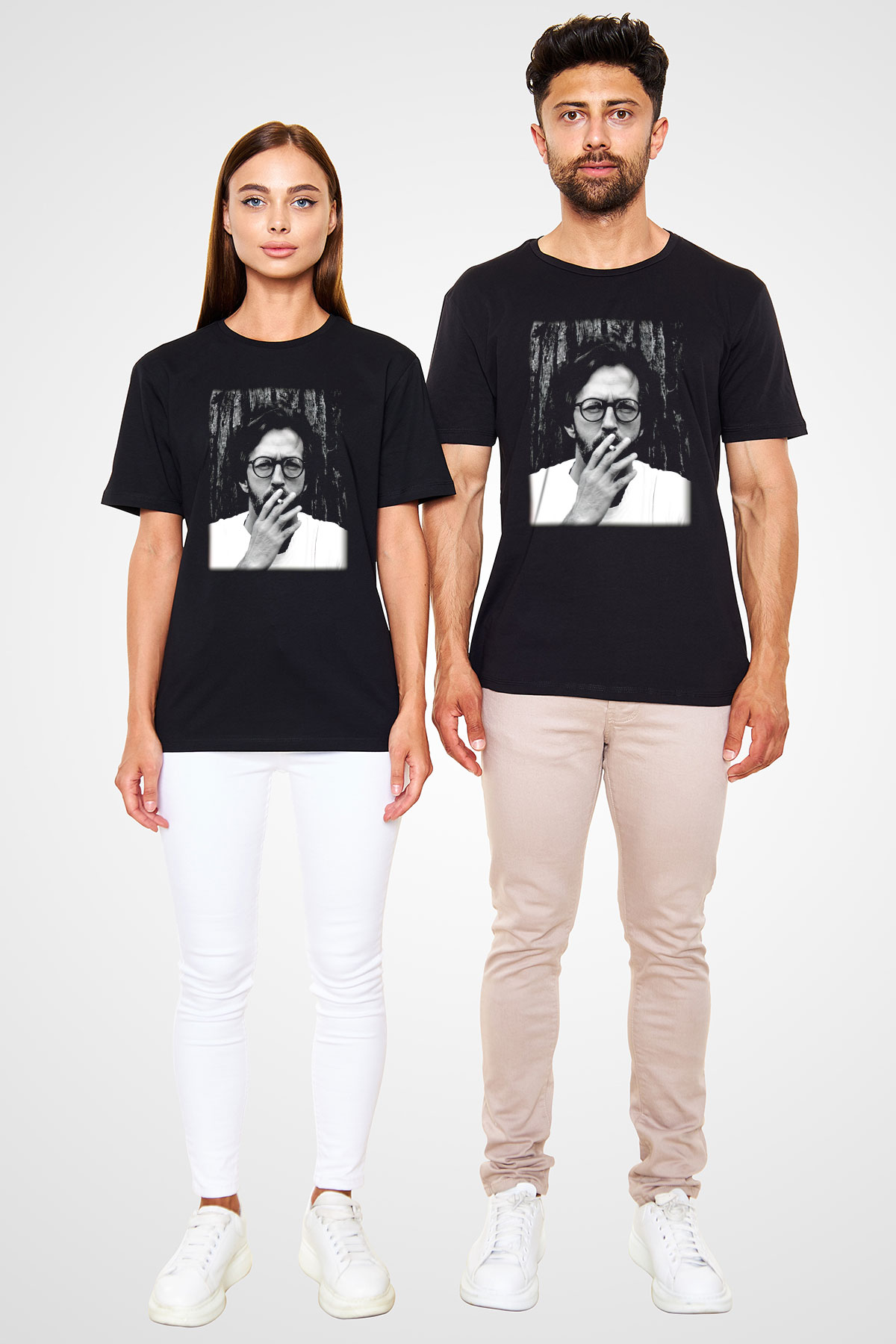 Eric Clapton Siyah Unisex Tişört T-Shirt - TişörtFabrikası