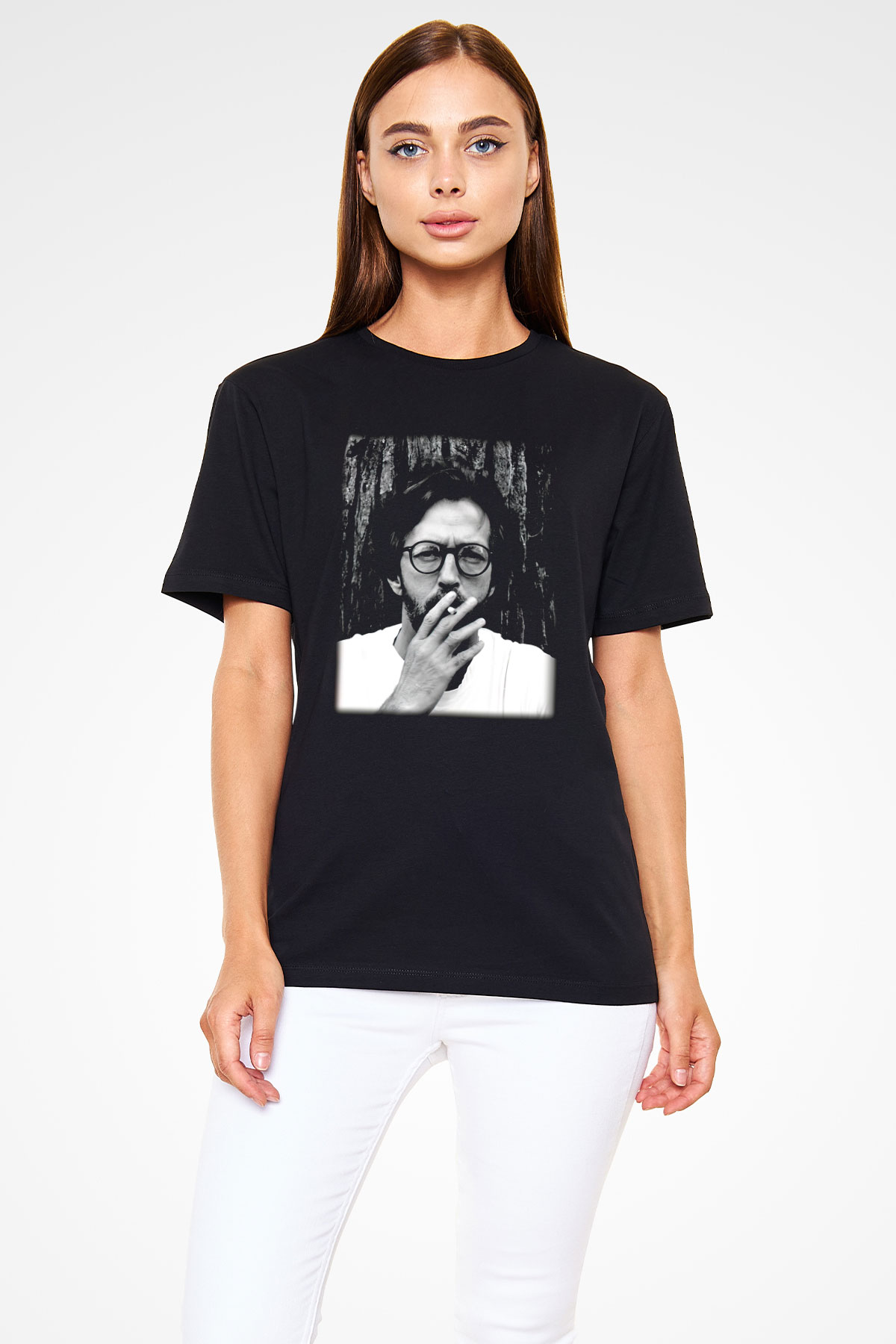 Eric Clapton Siyah Unisex Tişört T-Shirt - TişörtFabrikası