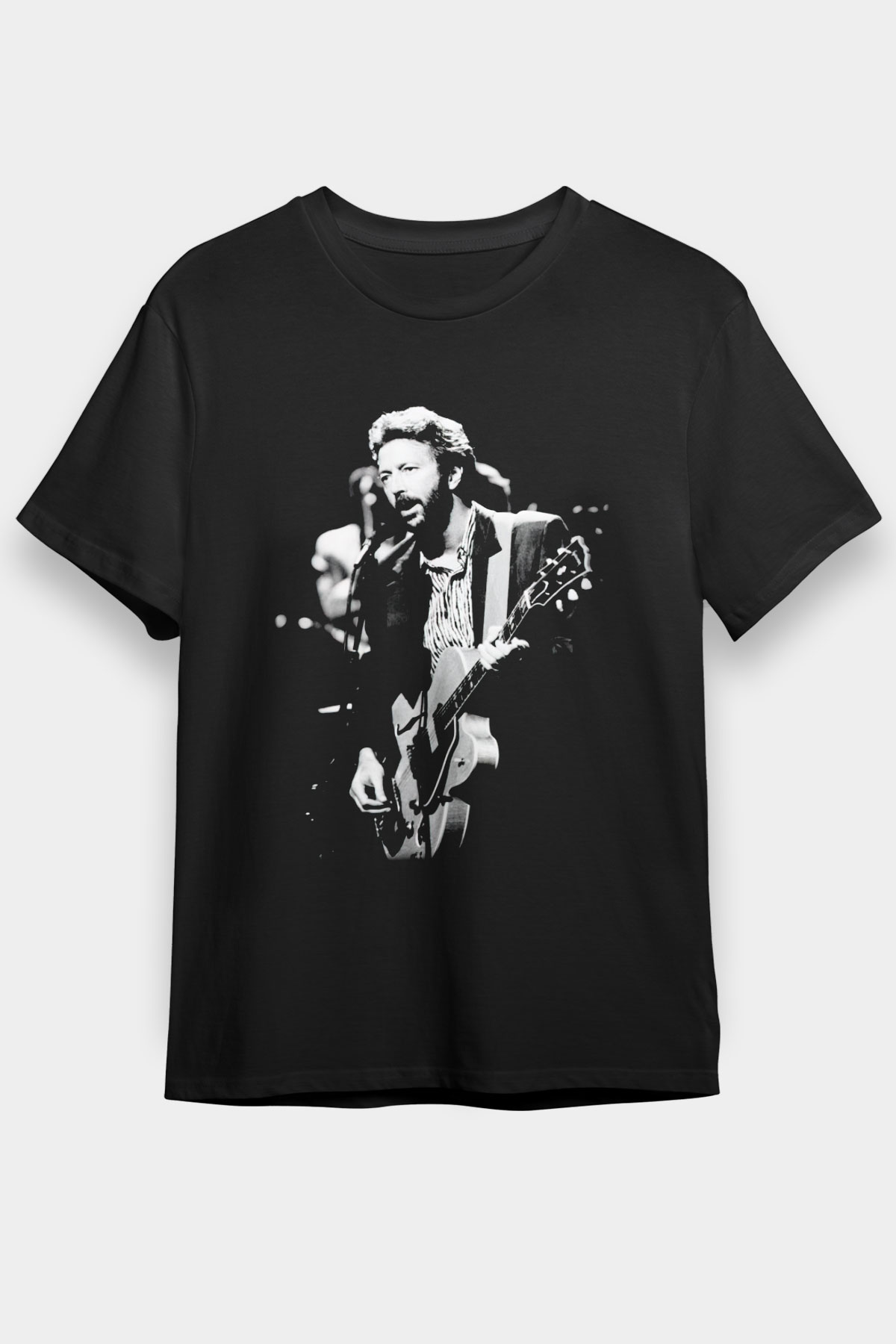 Eric Clapton Siyah Unisex Tişört T-Shirt - TişörtFabrikası