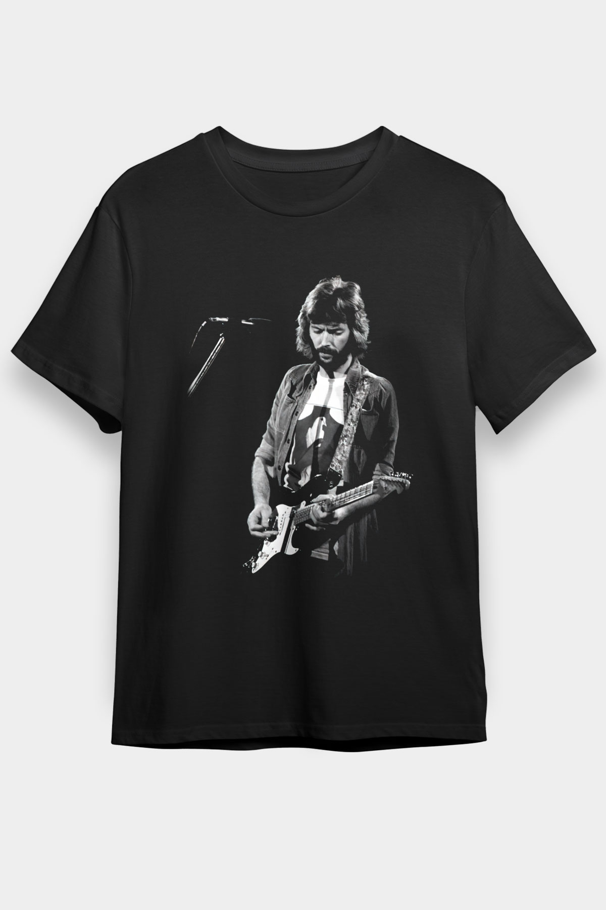 Eric Clapton Siyah Unisex Tişört T-Shirt - TişörtFabrikası