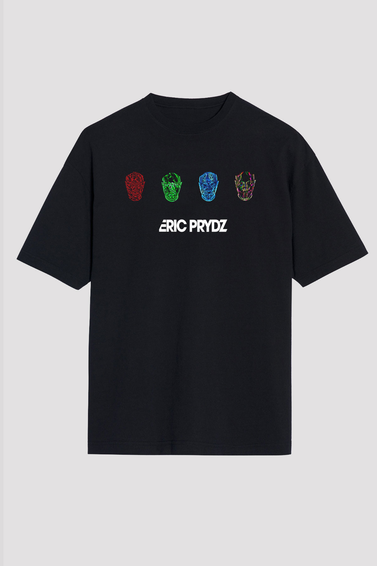 Eric Prydz Siyah Unisex Oversize Tişört T-Shirt