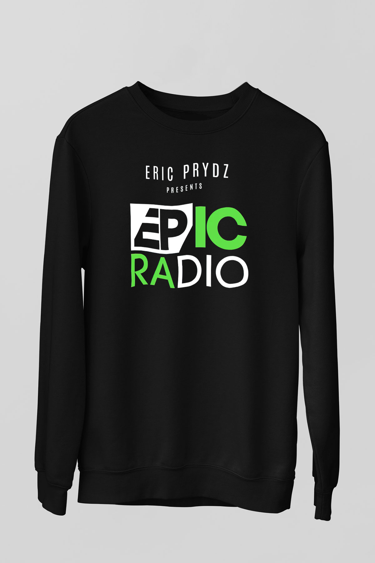 Eric Prydz Siyah Unisex Sweatshirt