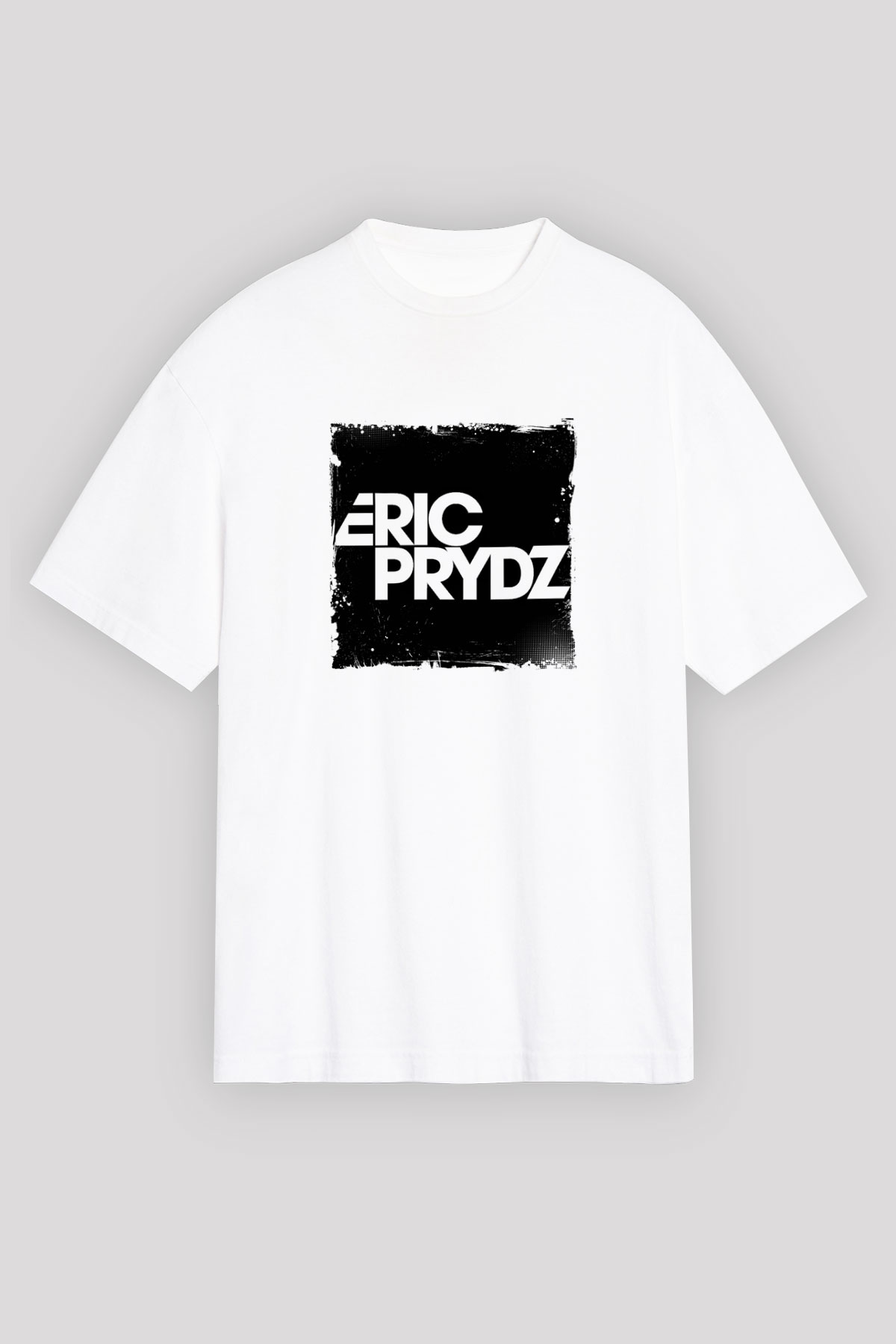 Eric PrydzBaskılı Beyaz Oversize Tişört
