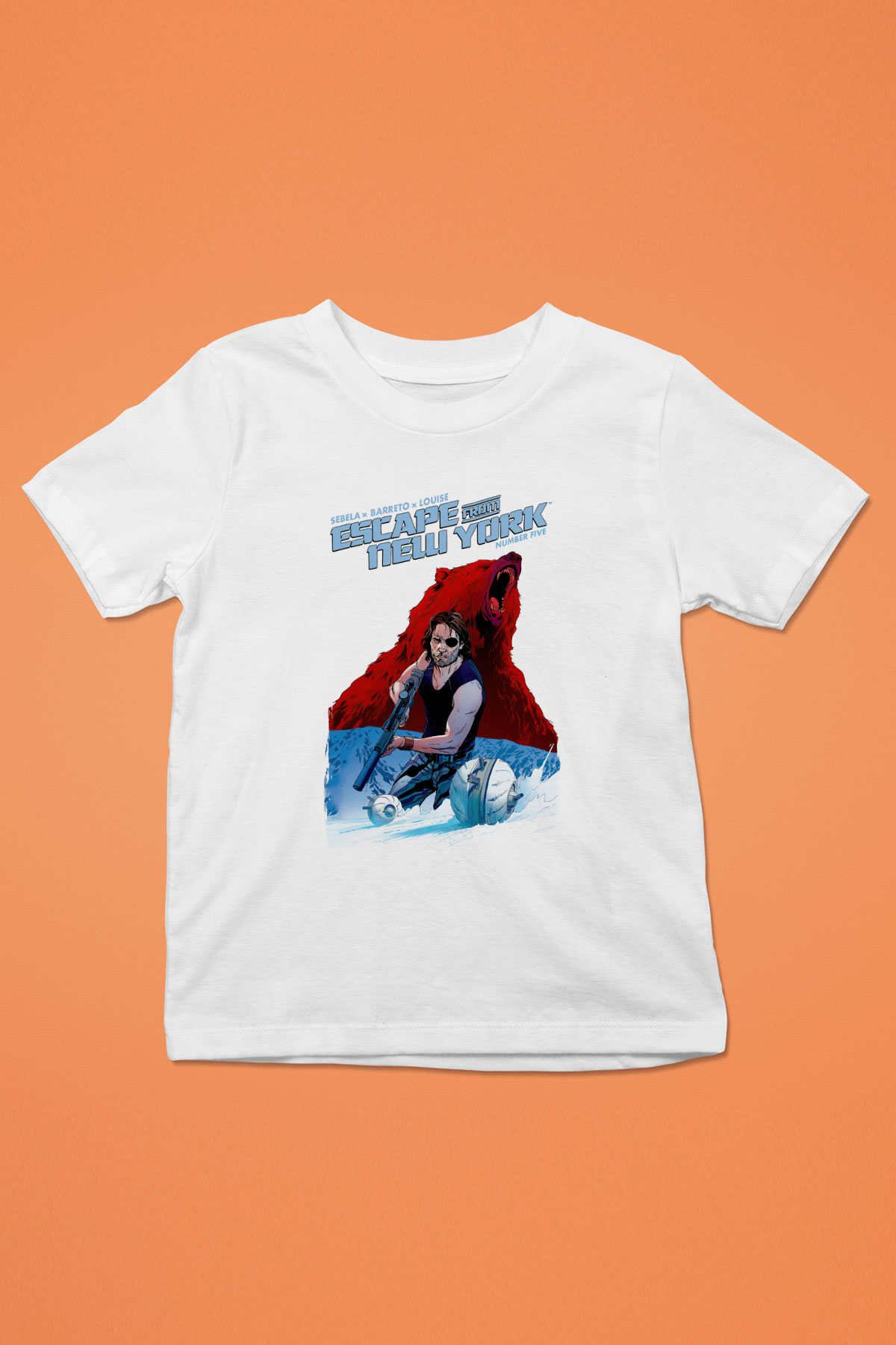 Escape from New York Beyaz Unisex  Çocuk Tişört