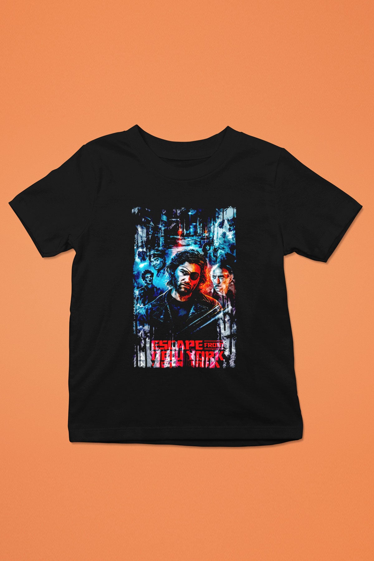 Escape from New York Siyah Unisex  Çocuk Tişört