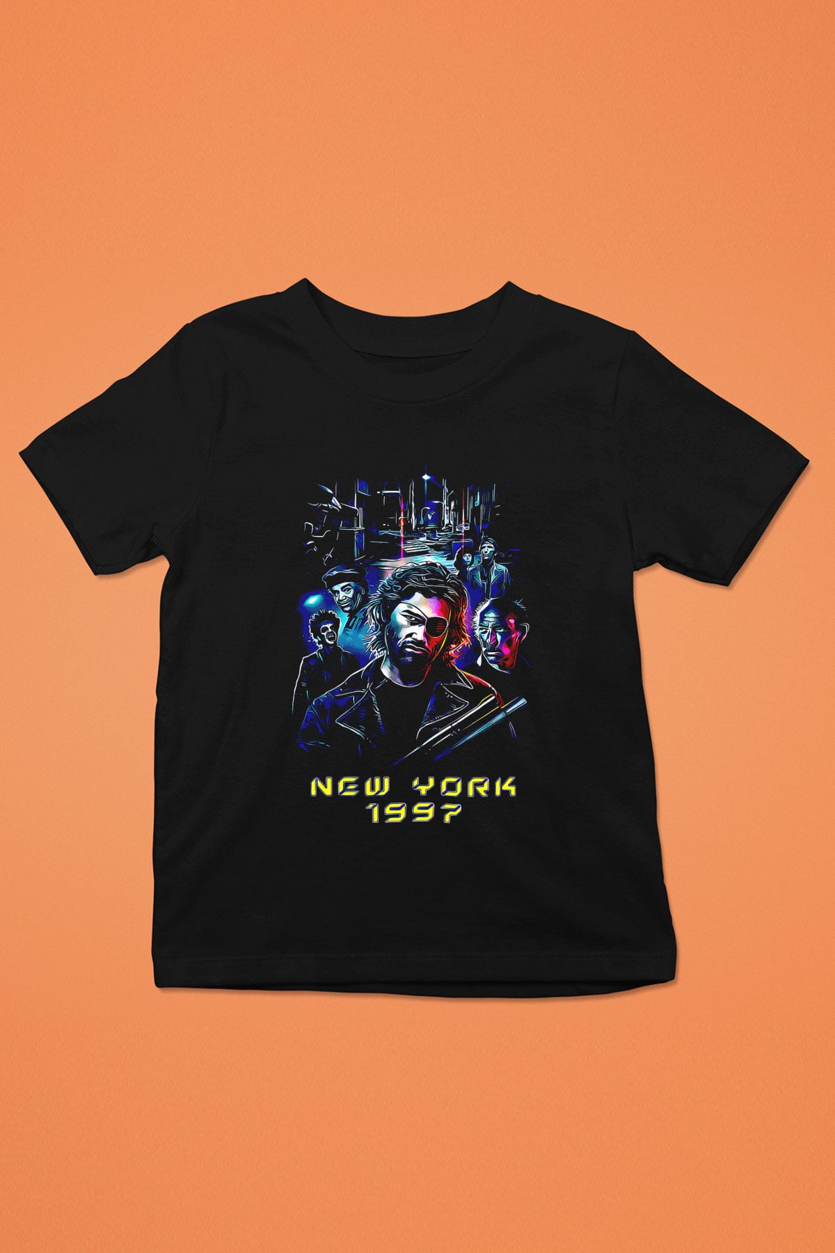 Escape from New York Siyah Unisex  Çocuk Tişört