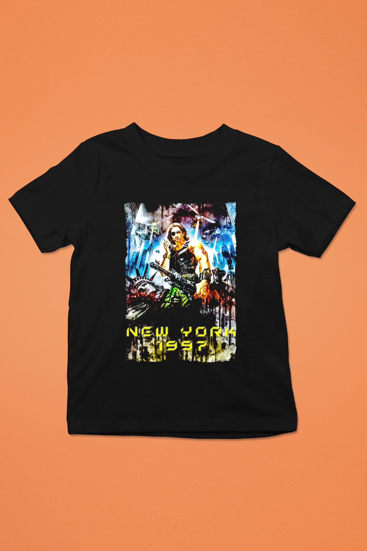 Escape from New York Siyah Unisex  Çocuk Tişört