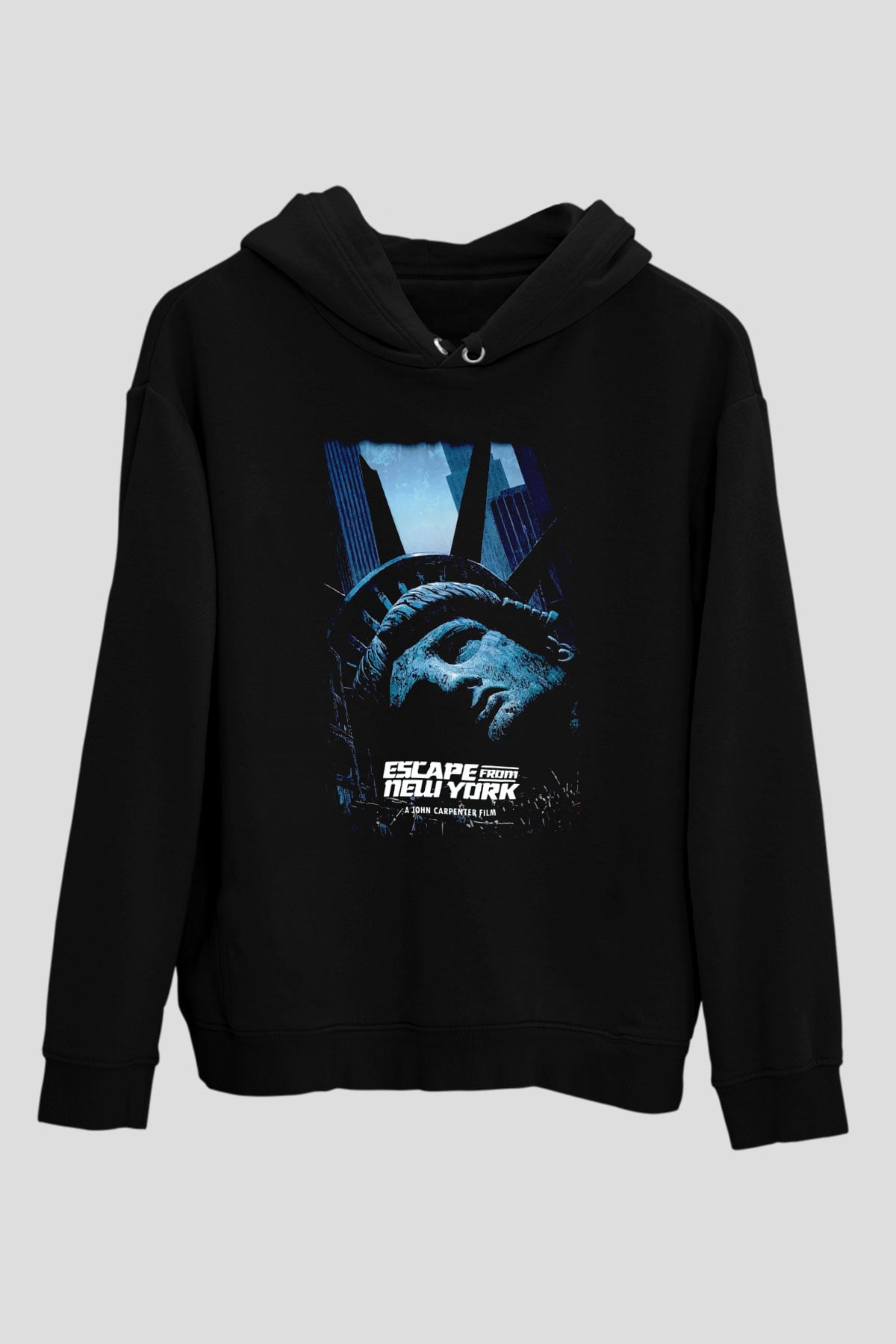 Escape from New York Siyah Unisex Hoodie