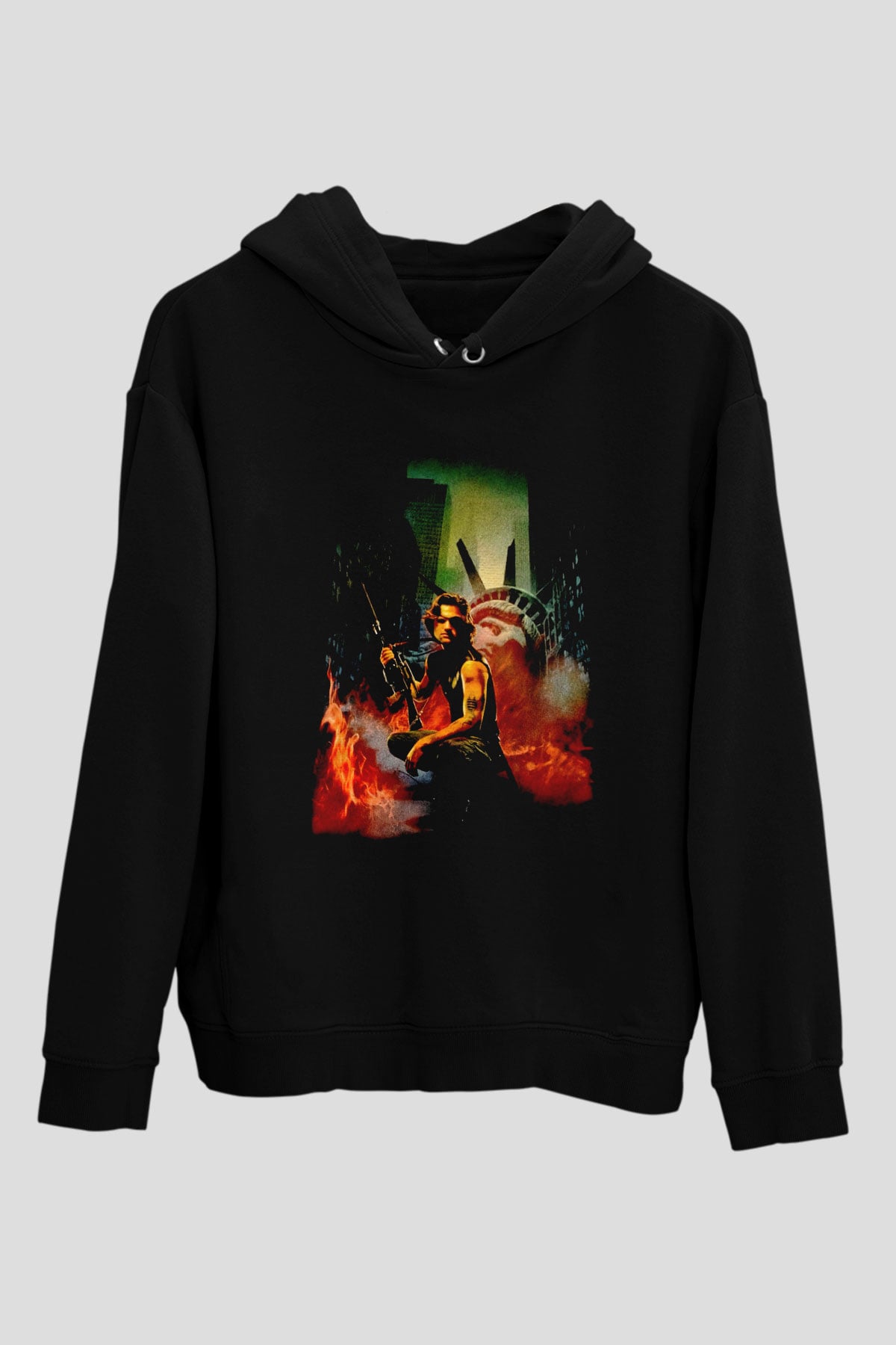 Escape from New York Siyah Unisex Hoodie